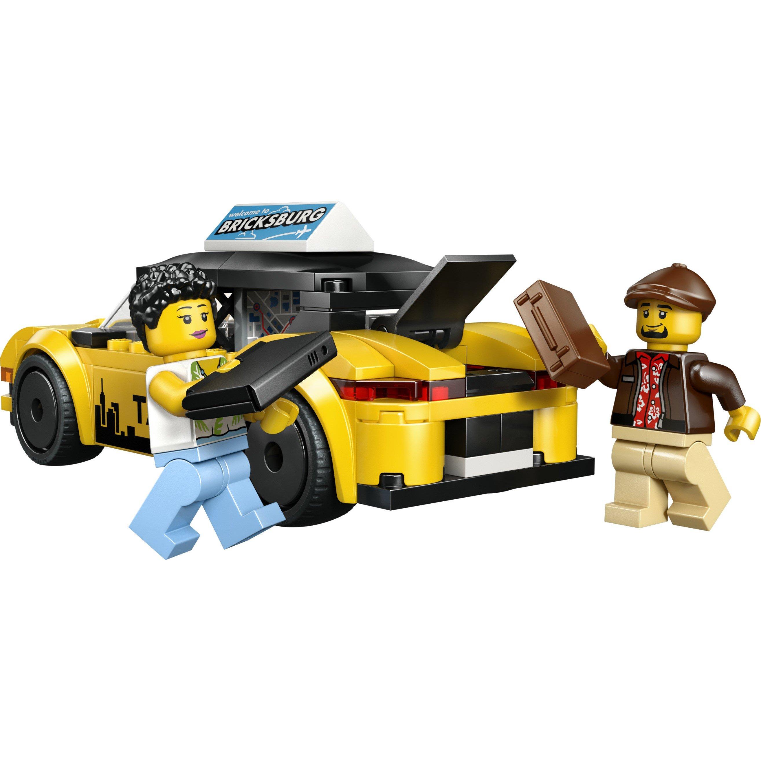 Da determinare. - LEGO - City Yellow Taxi Toy - Model Car with Minifigures 60487 - 14