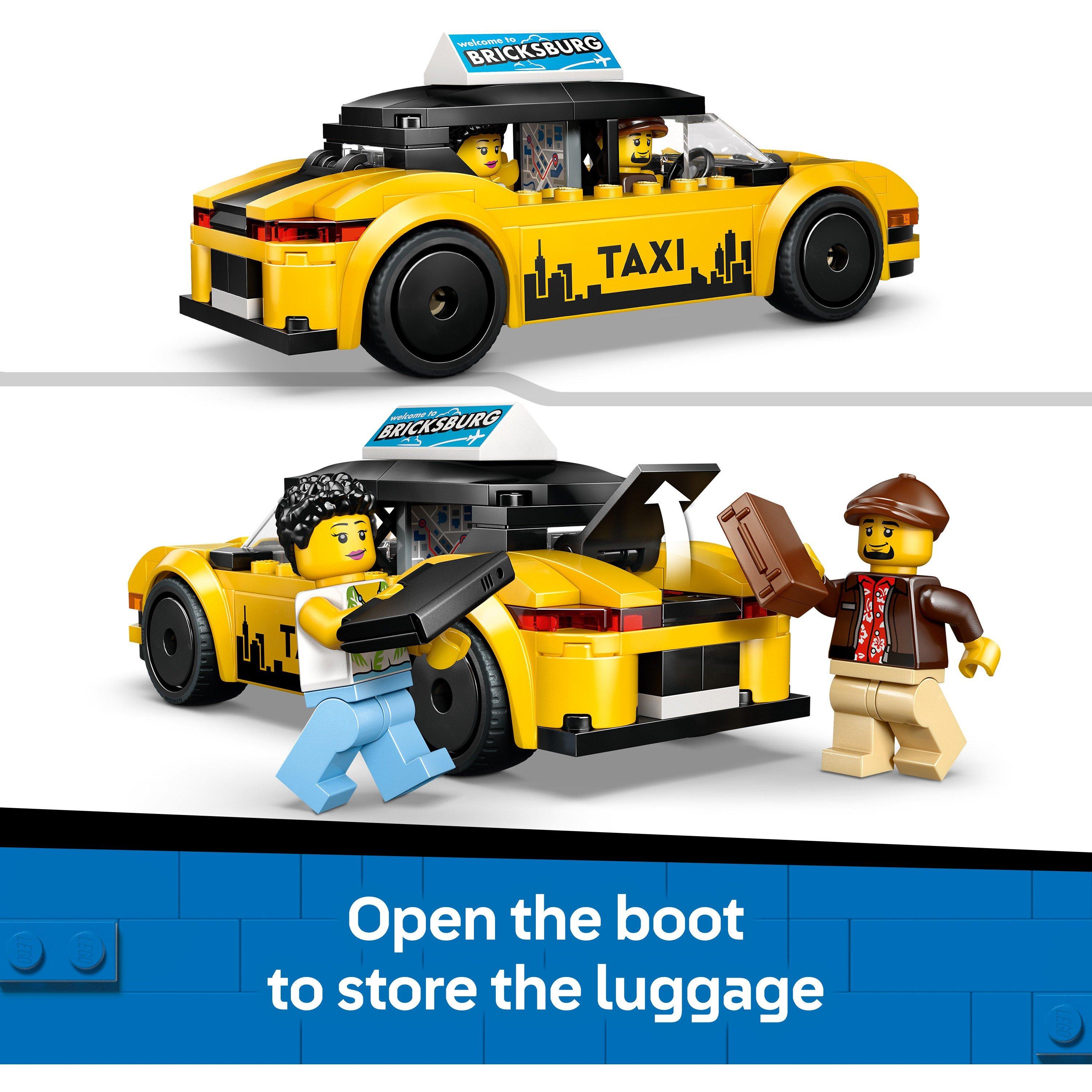 Da determinare. - LEGO - City Yellow Taxi Toy - Model Car with Minifigures 60487 - 5