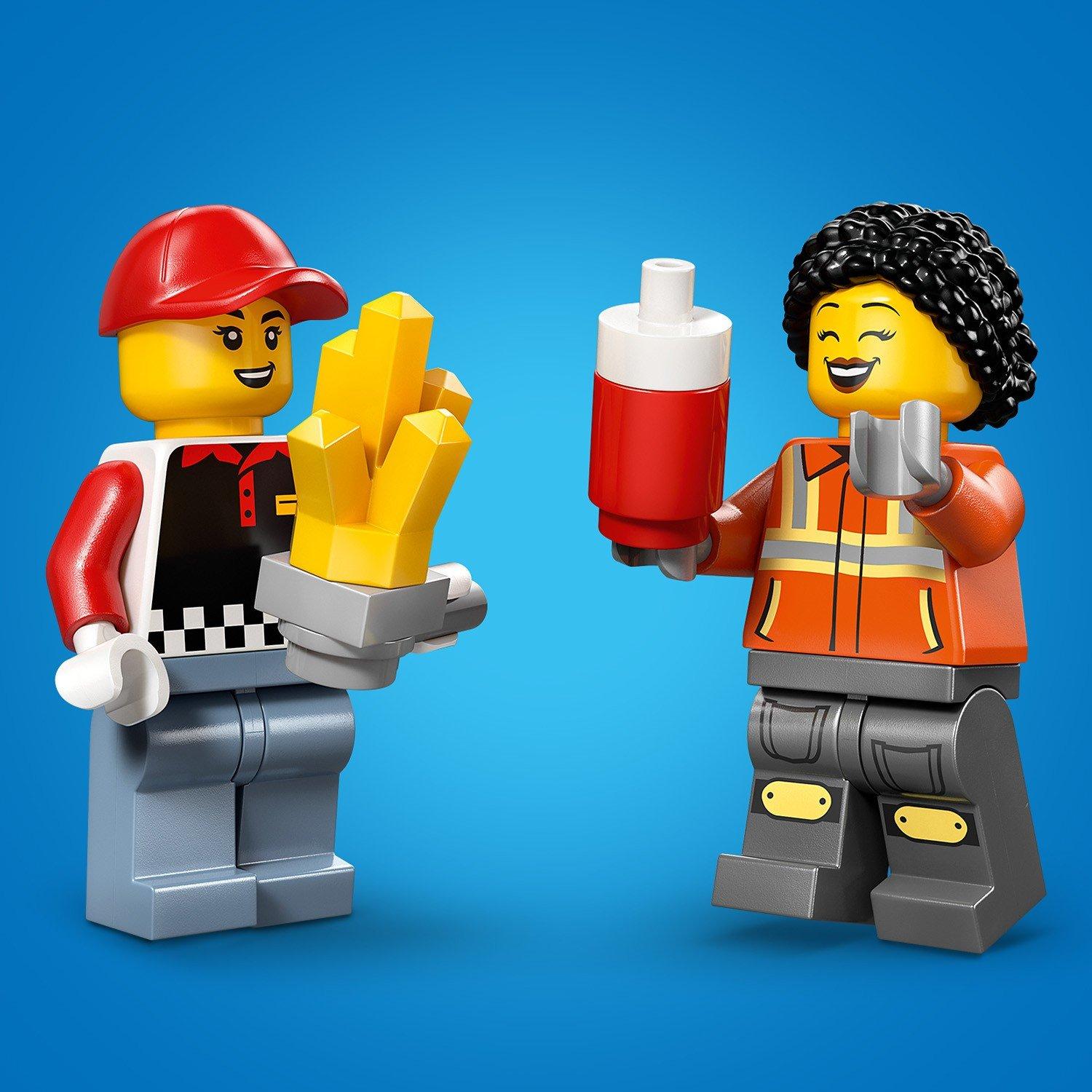 TBC - LEGO - City Fries Food Truck Toy with 2 Minifigures 60488 - 12