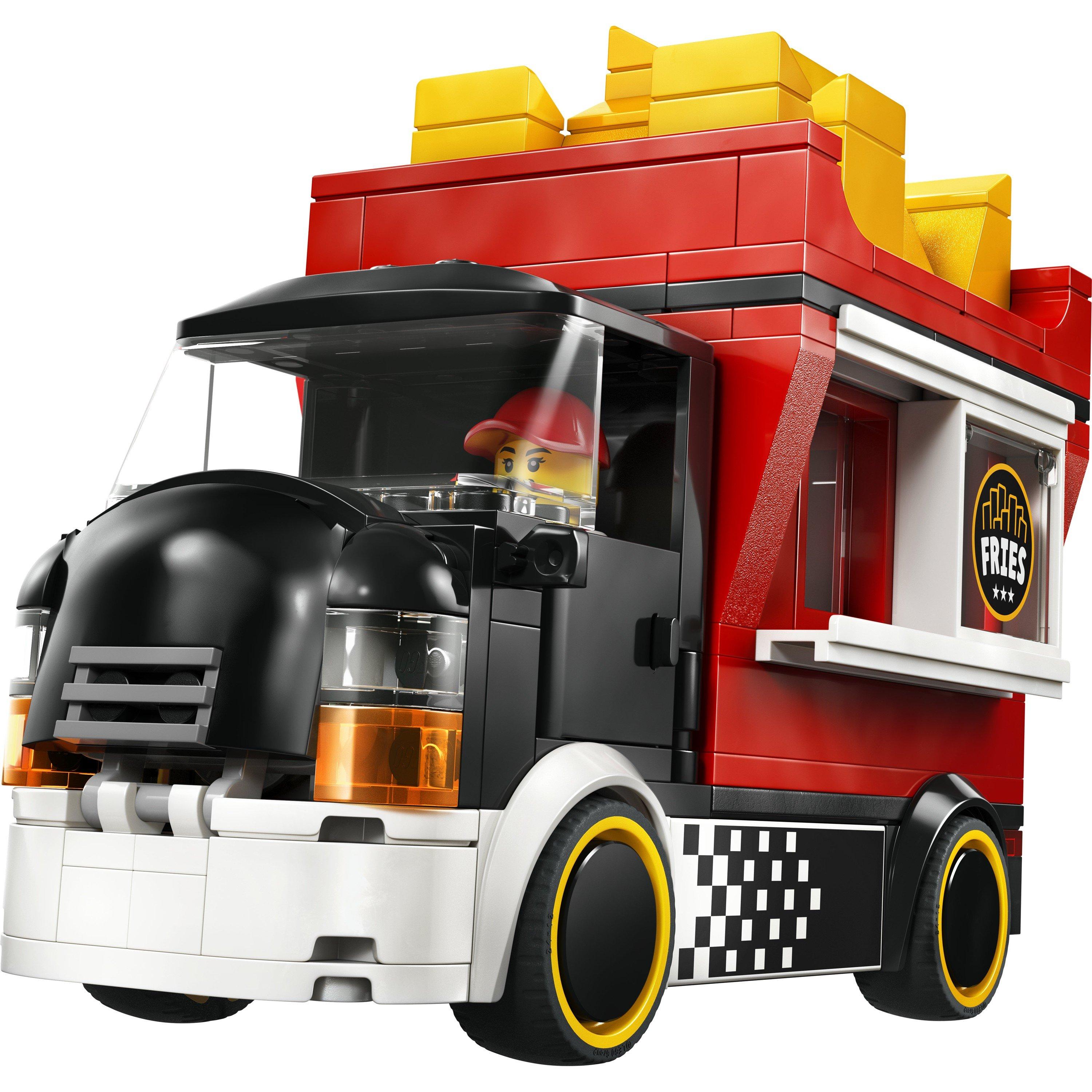 TBC - LEGO - City Fries Food Truck Toy with 2 Minifigures 60488 - 13