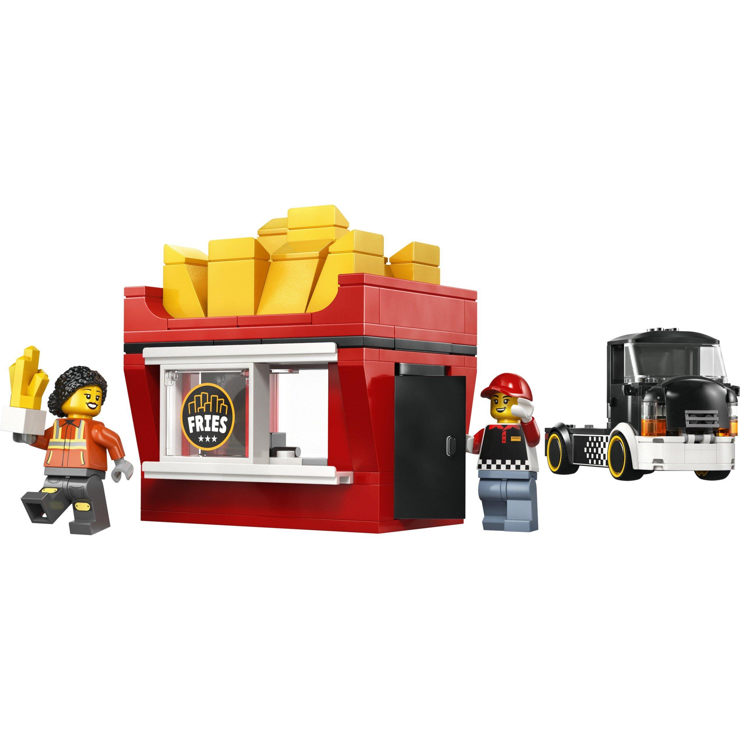 TBC - LEGO - City Fries Food Truck Toy with 2 Minifigures 60488 - 14