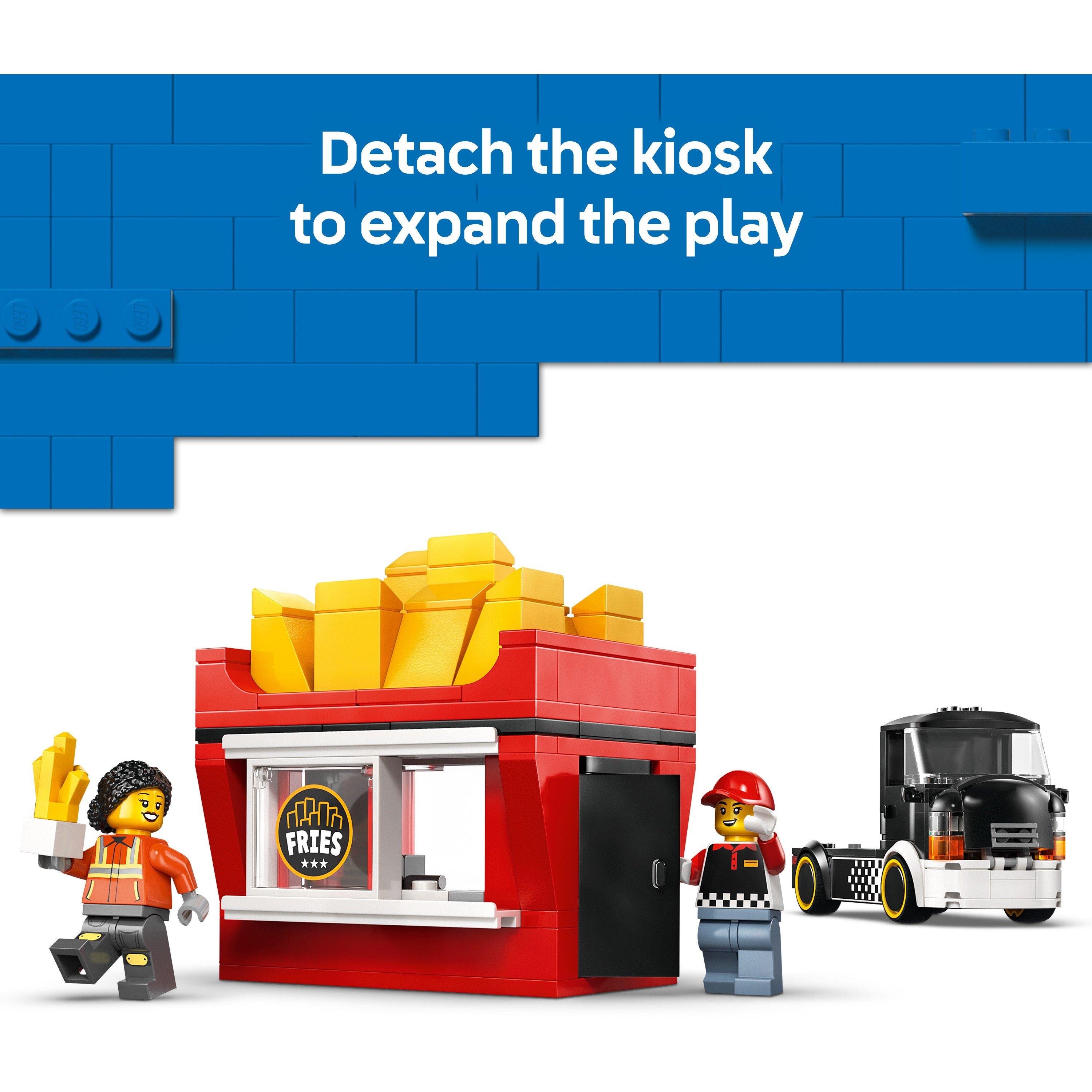 TBC - LEGO - City Fries Food Truck Toy with 2 Minifigures 60488 - 4