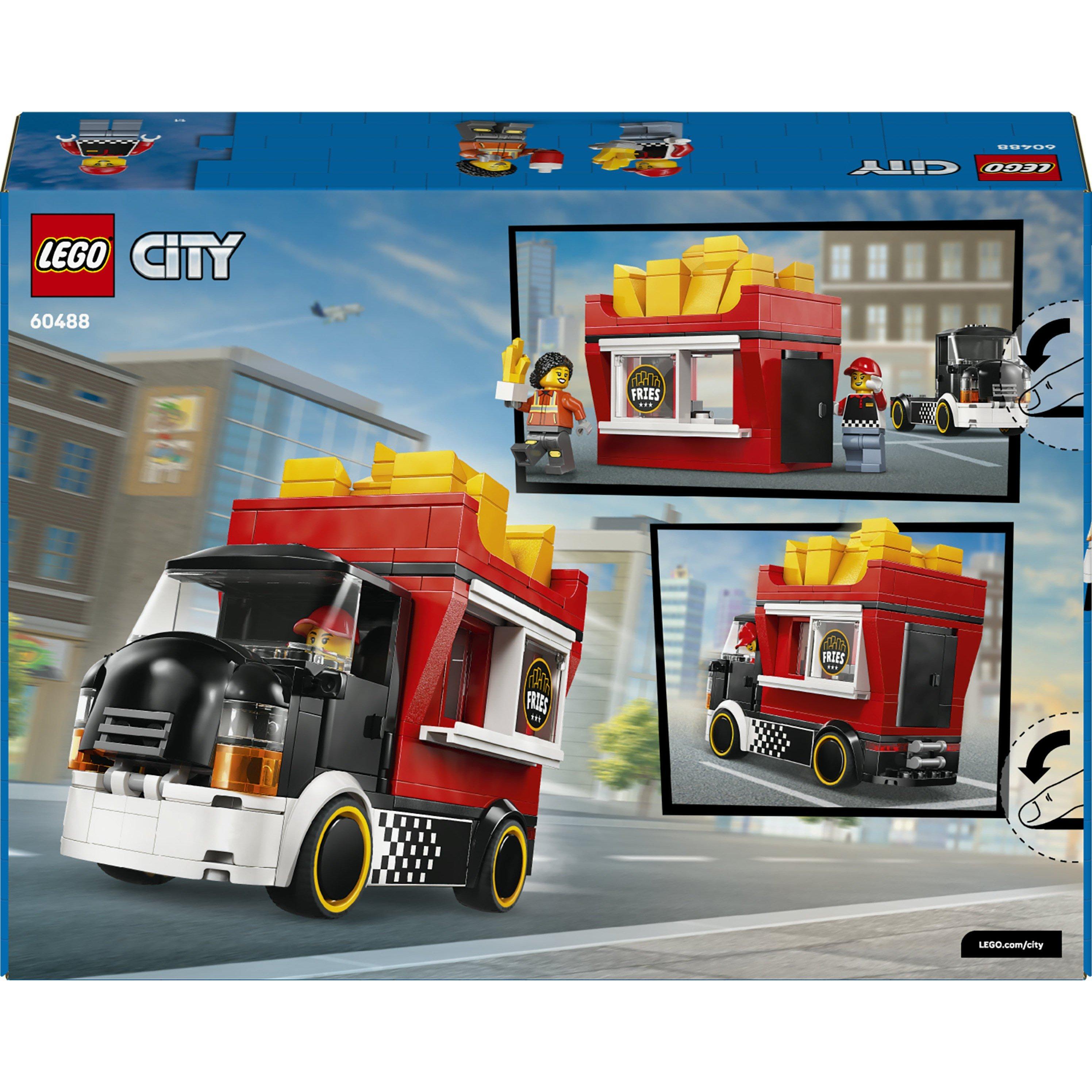TBC - LEGO - City Fries Food Truck Toy with 2 Minifigures 60488 - 9