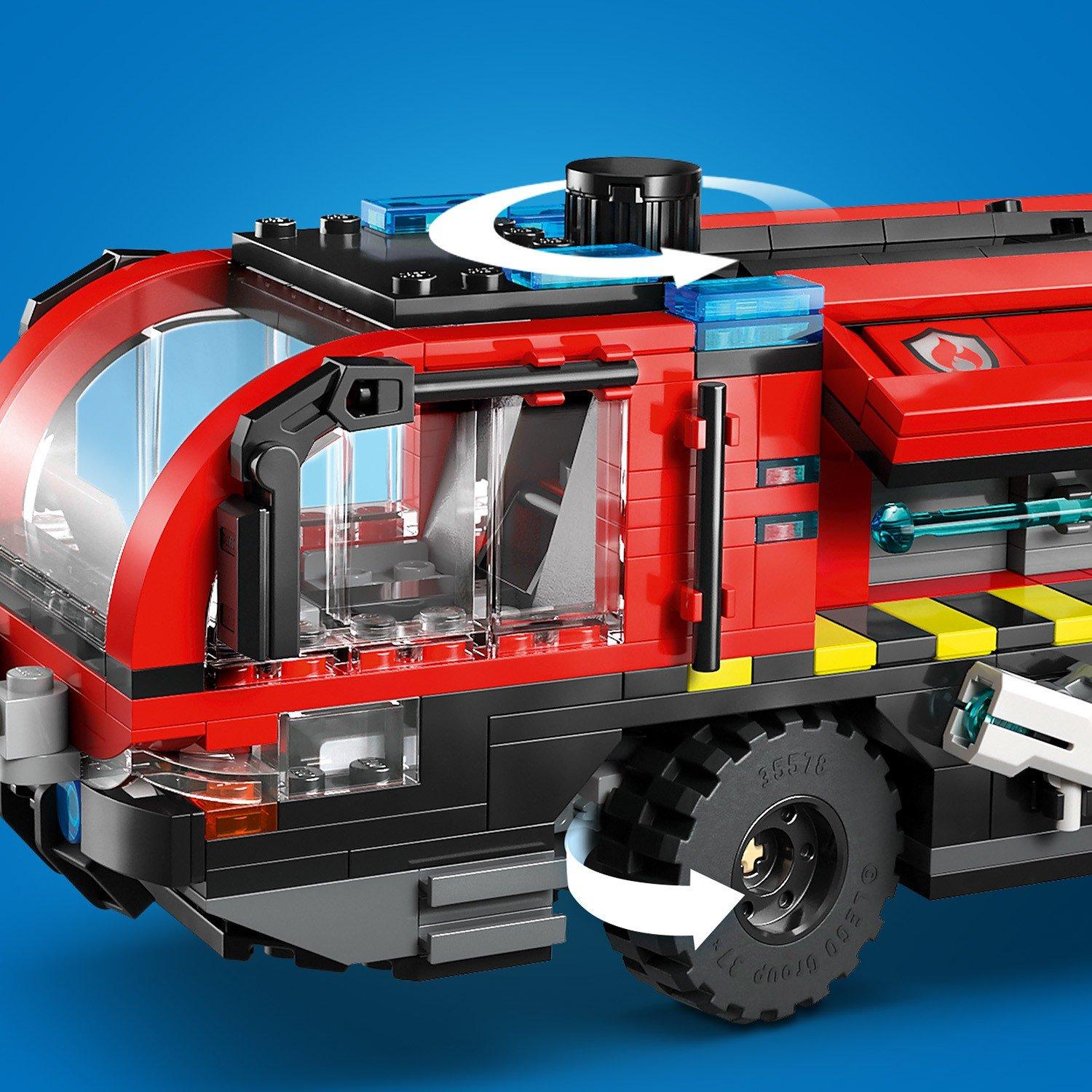 TBC - LEGO - City Airport Fire Engine - Toy Truck Building Set 60499 - 12