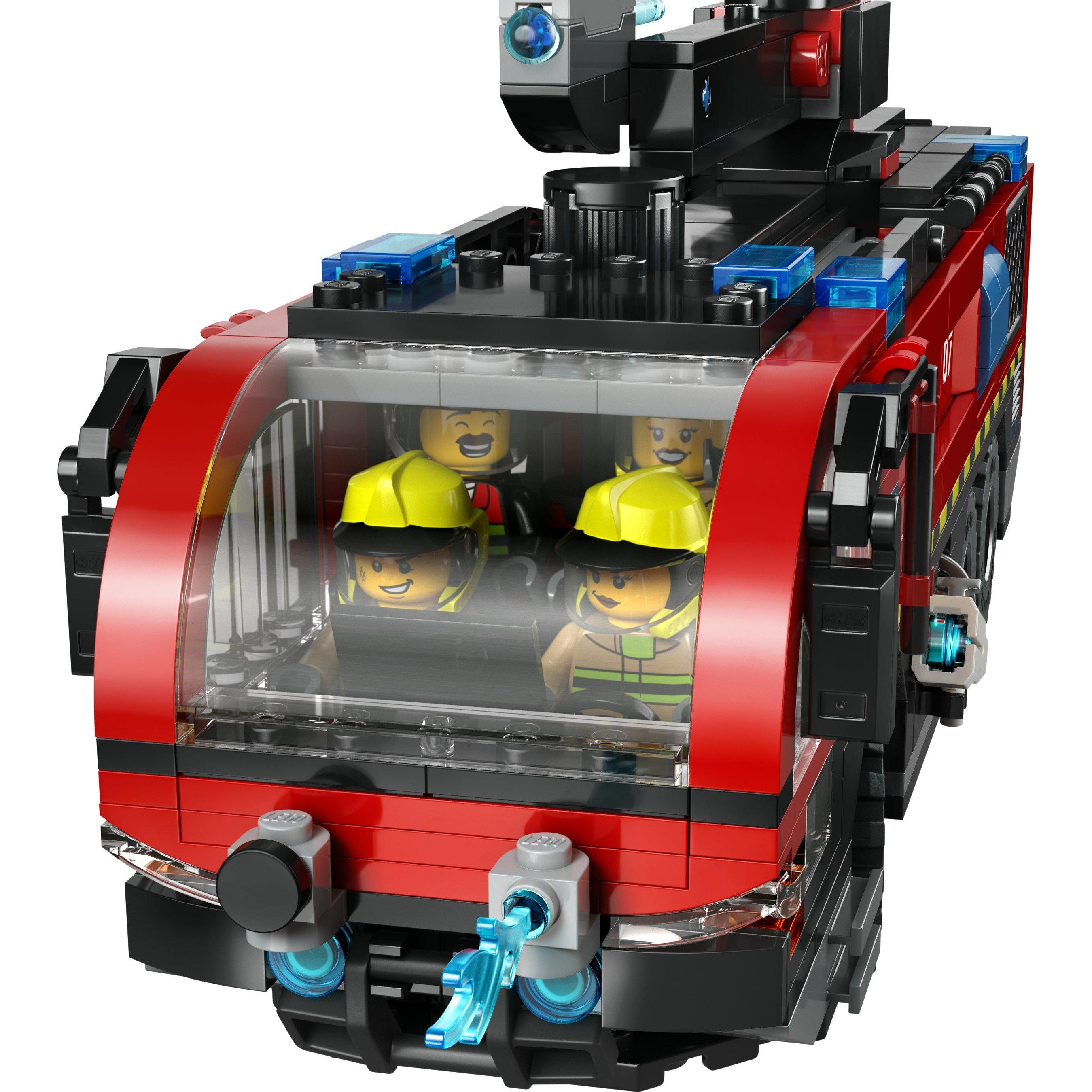 TBC - LEGO - City Airport Fire Engine - Toy Truck Building Set 60499 - 15