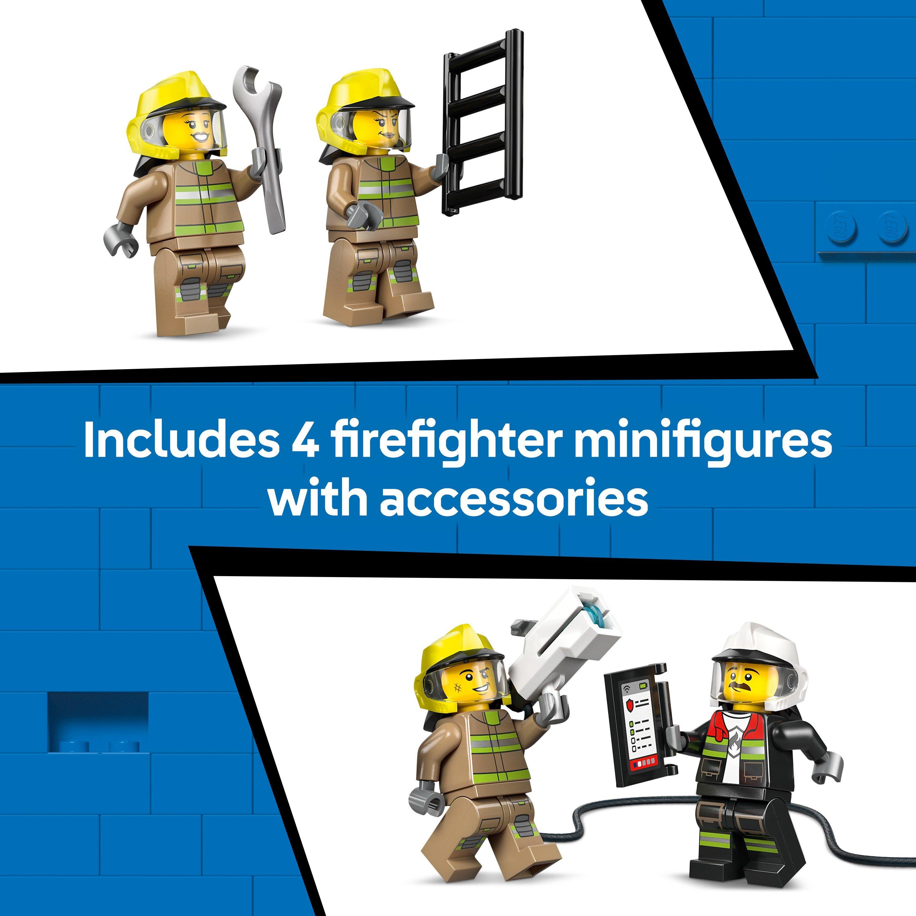 TBC - LEGO - City Airport Fire Engine - Toy Truck Building Set 60499 - 7