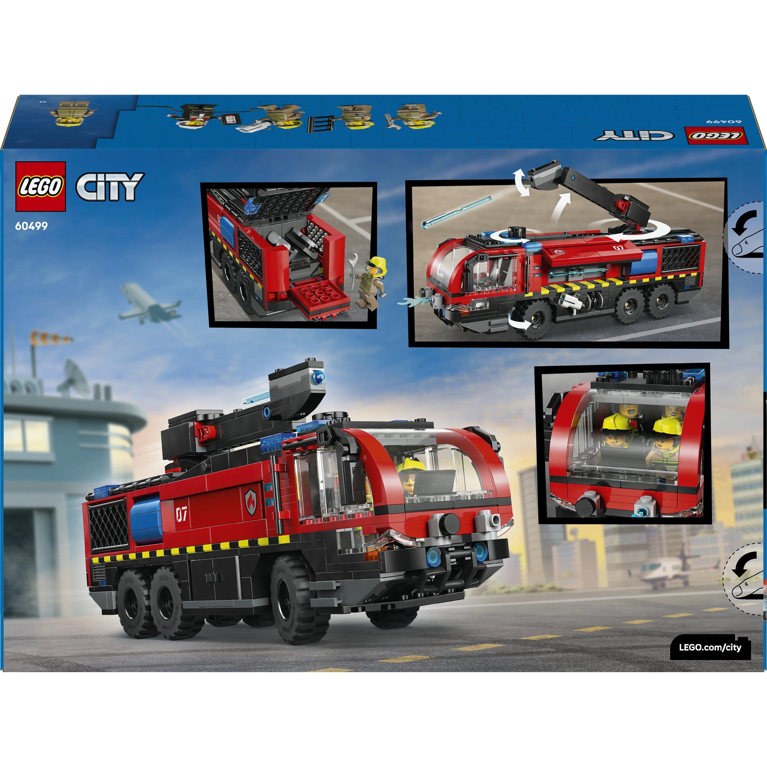 TBC - LEGO - City Airport Fire Engine - Toy Truck Building Set 60499 - 9