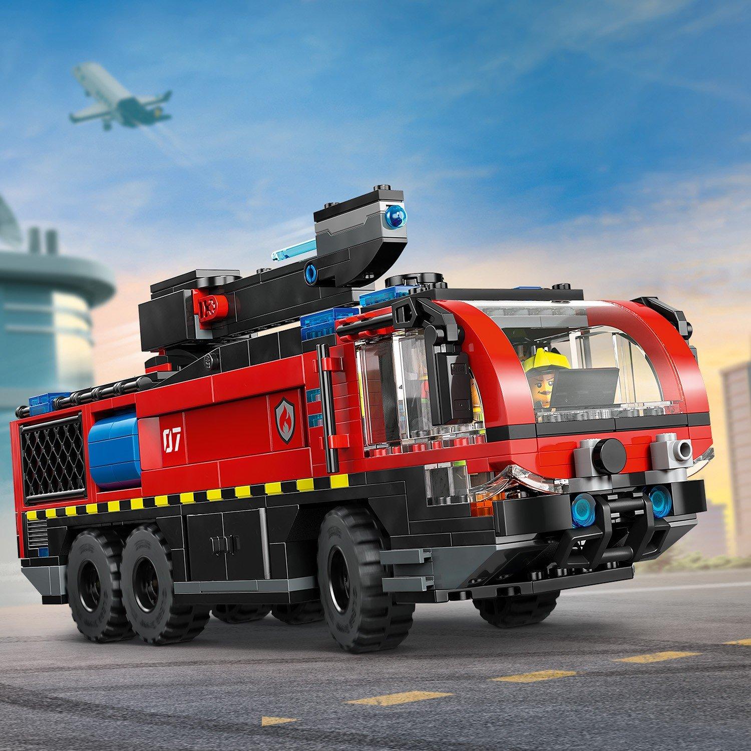 TBC - LEGO - City Airport Fire Engine - Toy Truck Building Set 60499 - 10