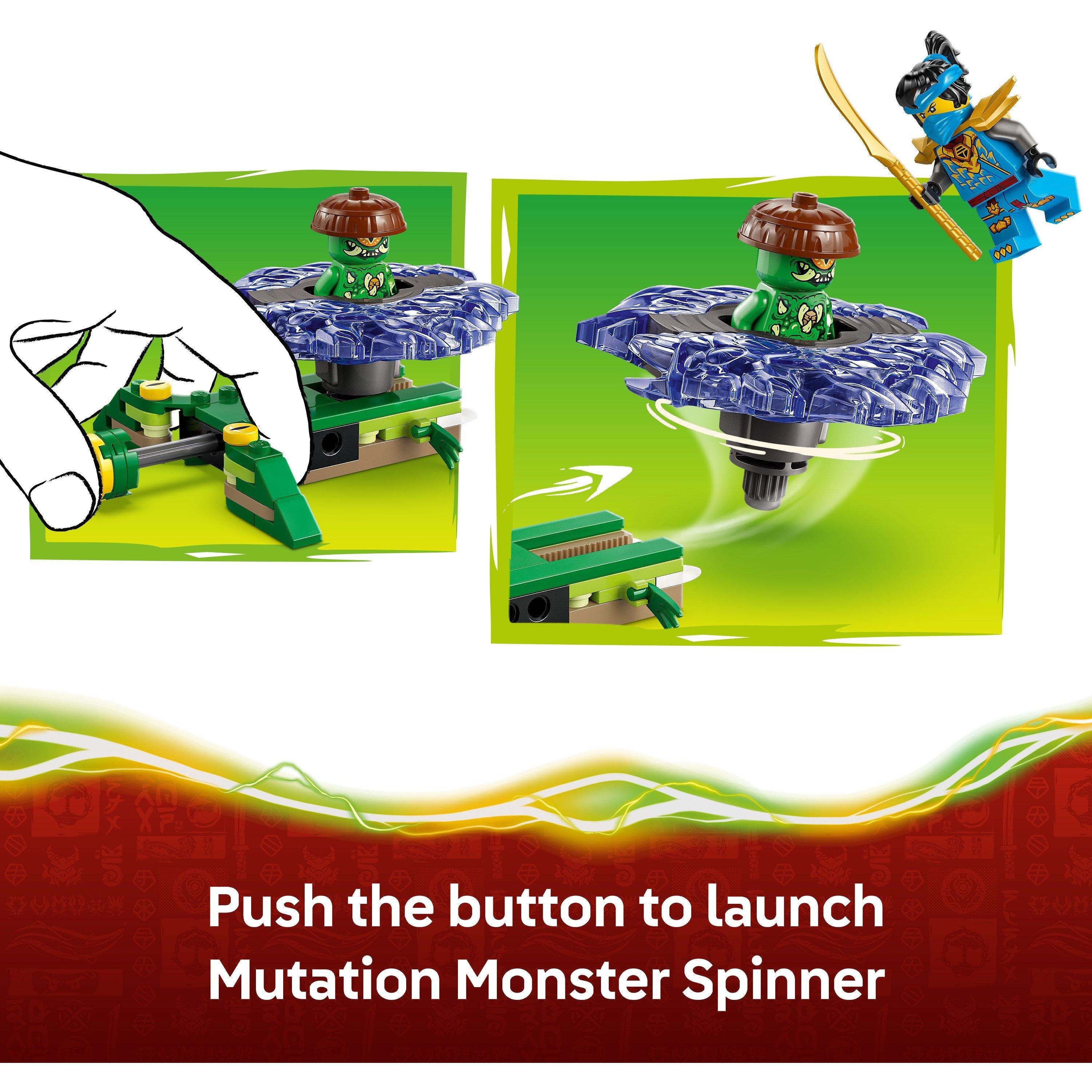 TBC - LEGO - NINJAGO Nya vs. Mutation Monster Spinner Toy 71849 - 4