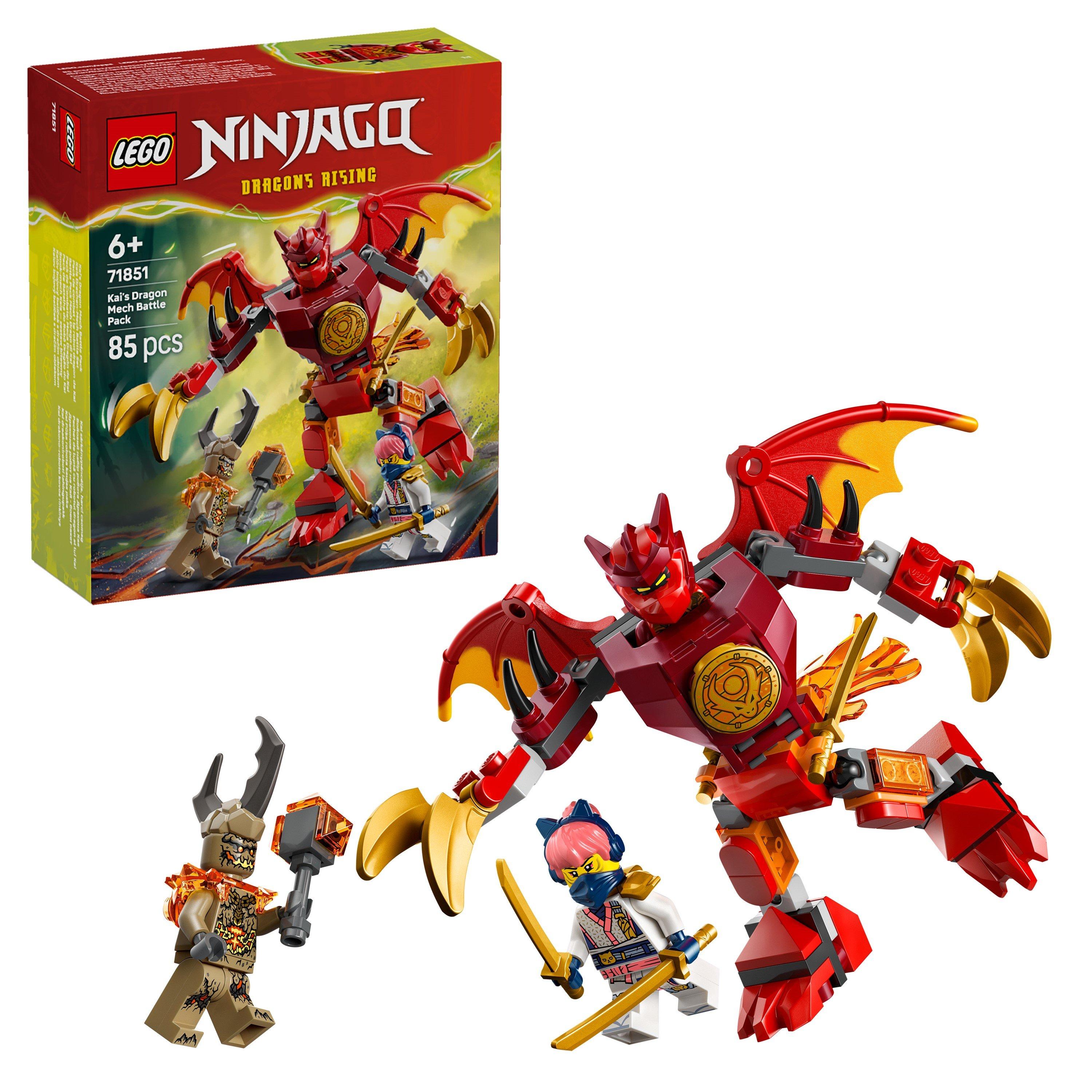 TBC - LEGO - NINJAGO Kai’s Dragon Mech Battle Pack Ninja Toy 71851 - 1