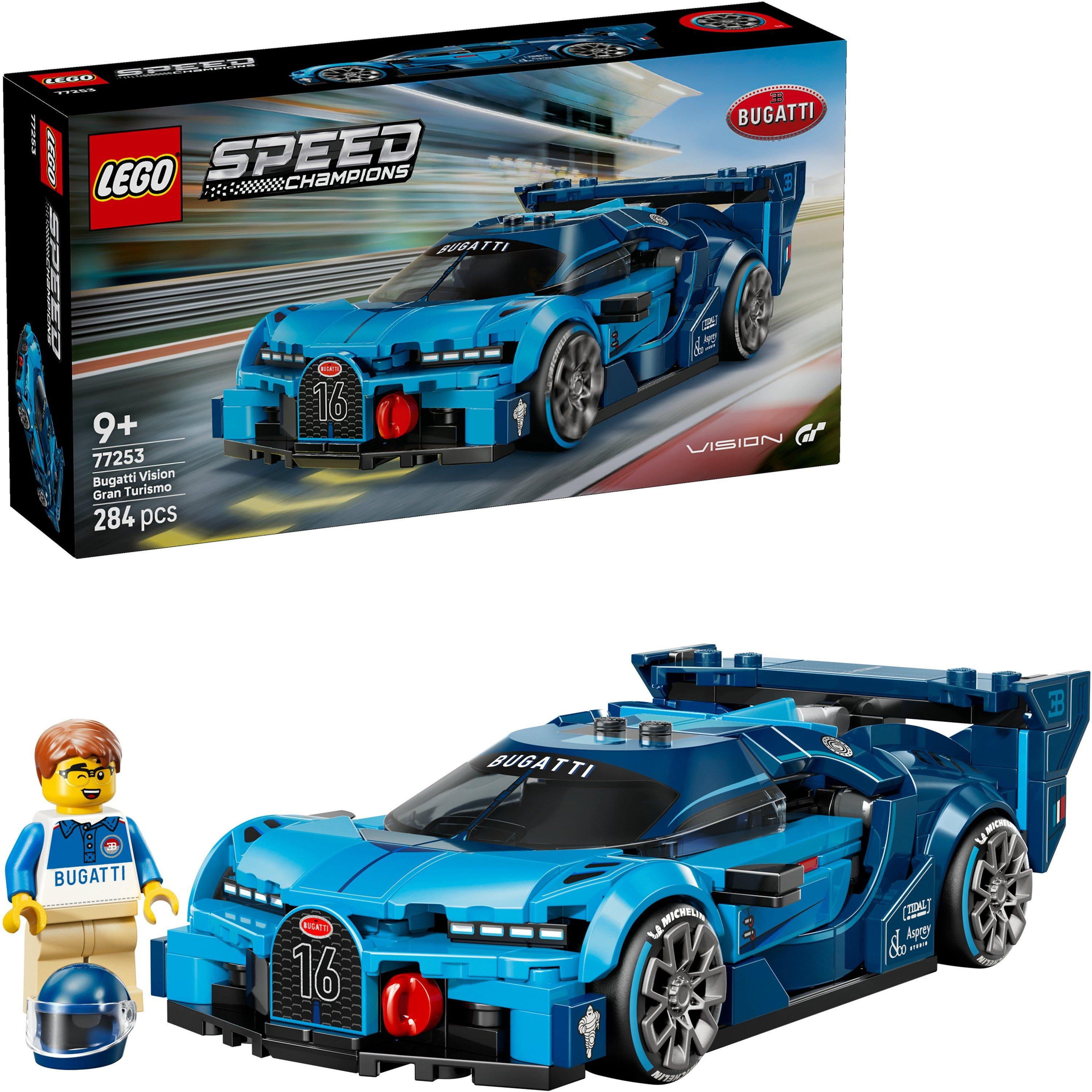 Bugatti - LEGO - Speed Champions Bugatti Vision Gran Turismo Hyper Sports Car 77253 - 1