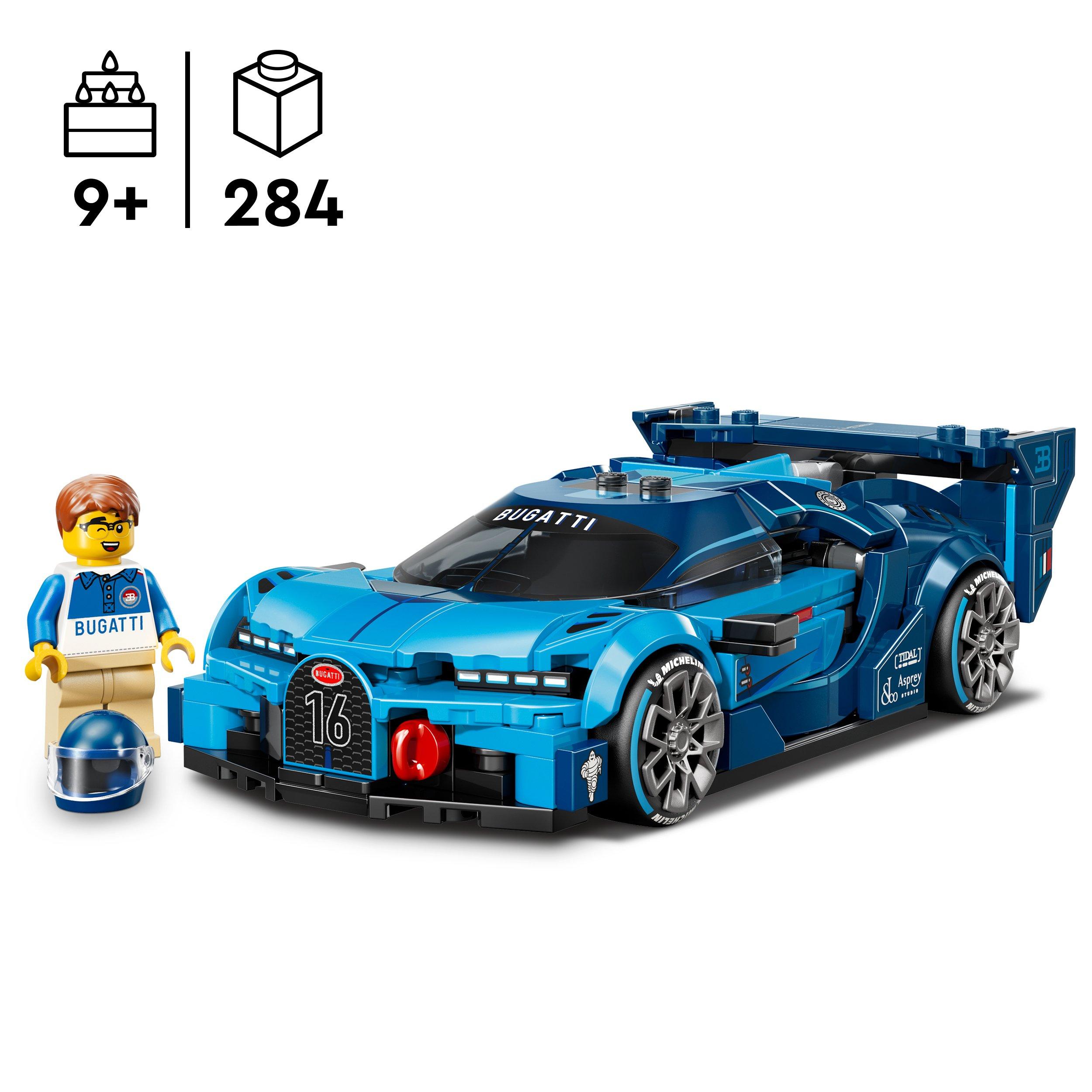 Bugatti - LEGO - Speed Champions Bugatti Vision Gran Turismo Hyper Sports Car 77253 - 2
