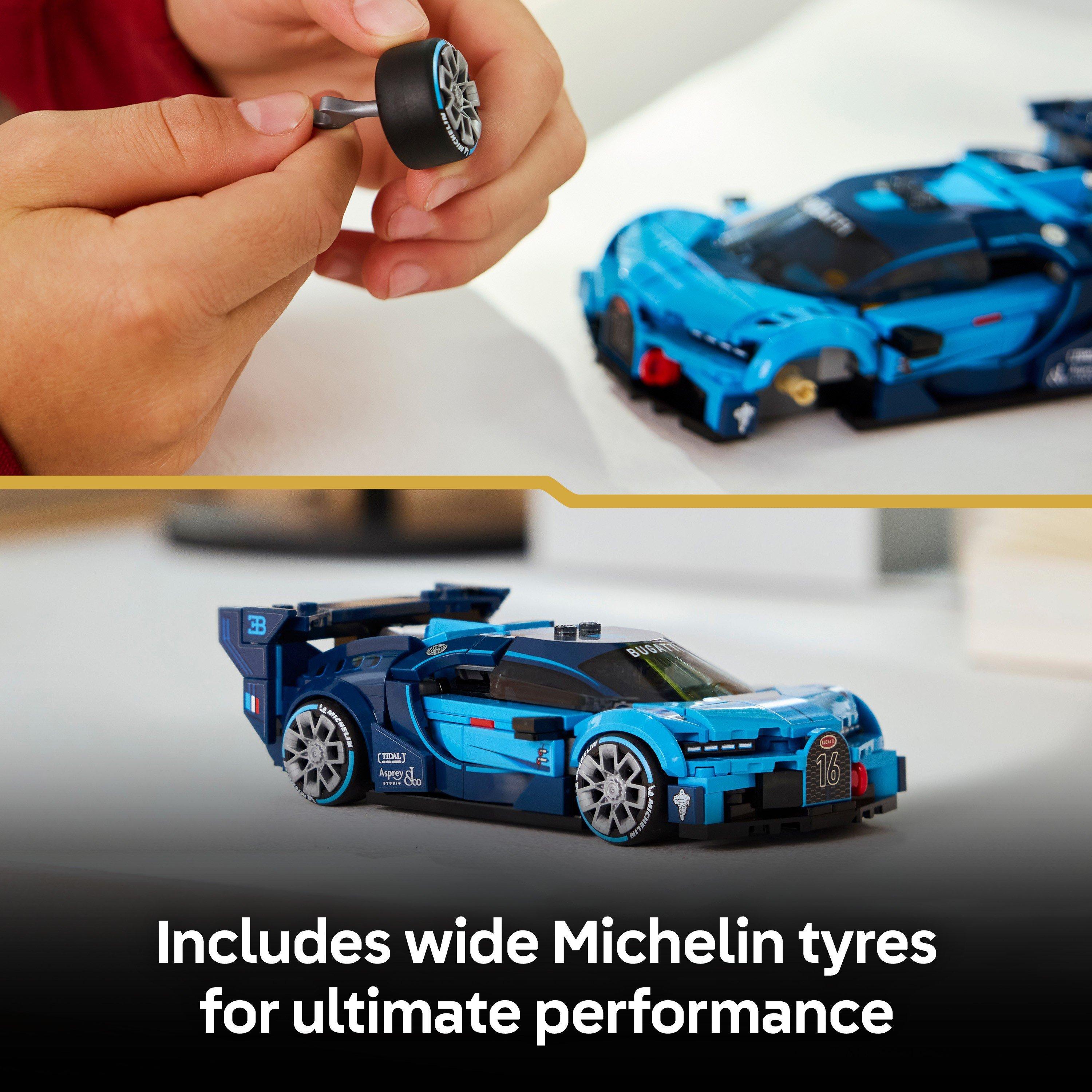 Bugatti - LEGO - Speed Champions Bugatti Vision Gran Turismo Hyper Sports Car 77253 - 5