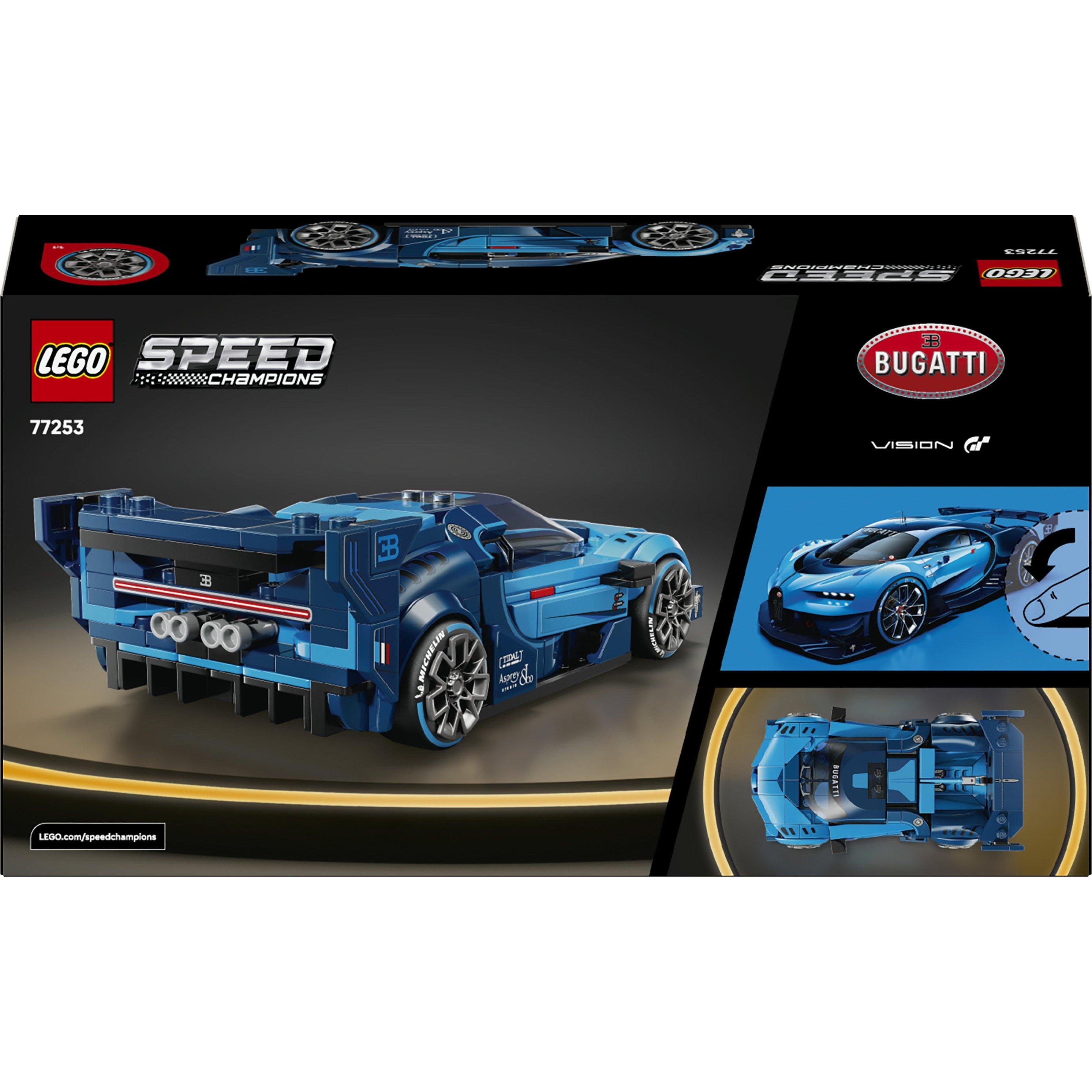 Bugatti - LEGO - Speed Champions Bugatti Vision Gran Turismo Hyper Sports Car 77253 - 9