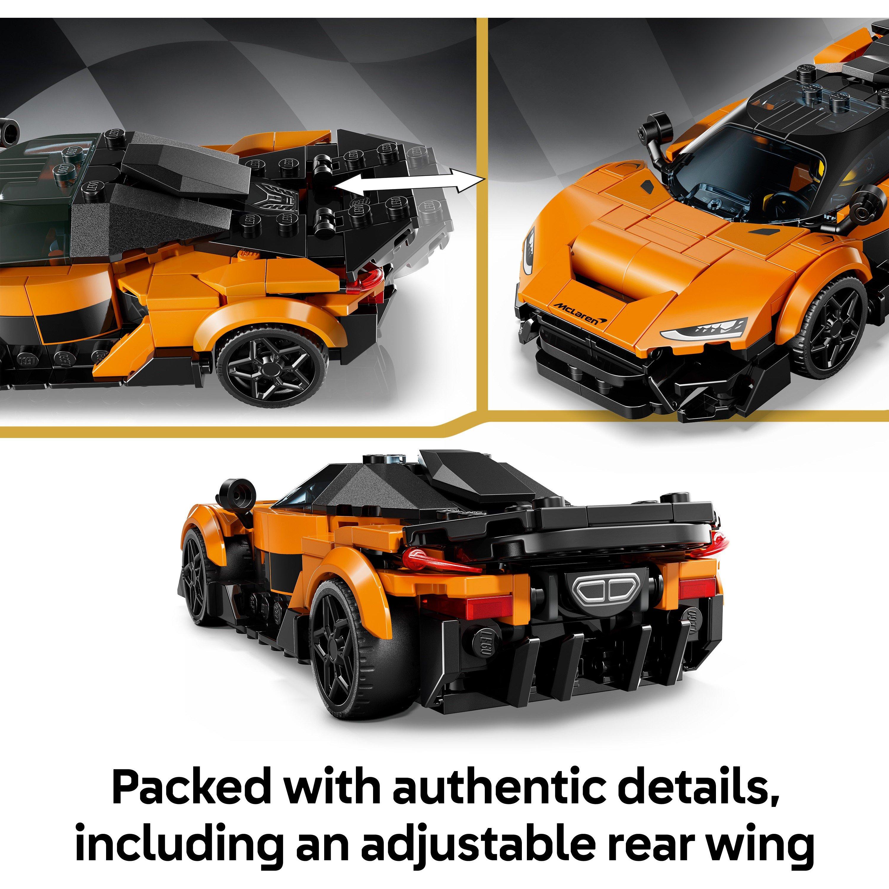 Mclaren W1 - LEGO - Speed Champions McLaren W1 Toy Car Model Kit 77257 - 4