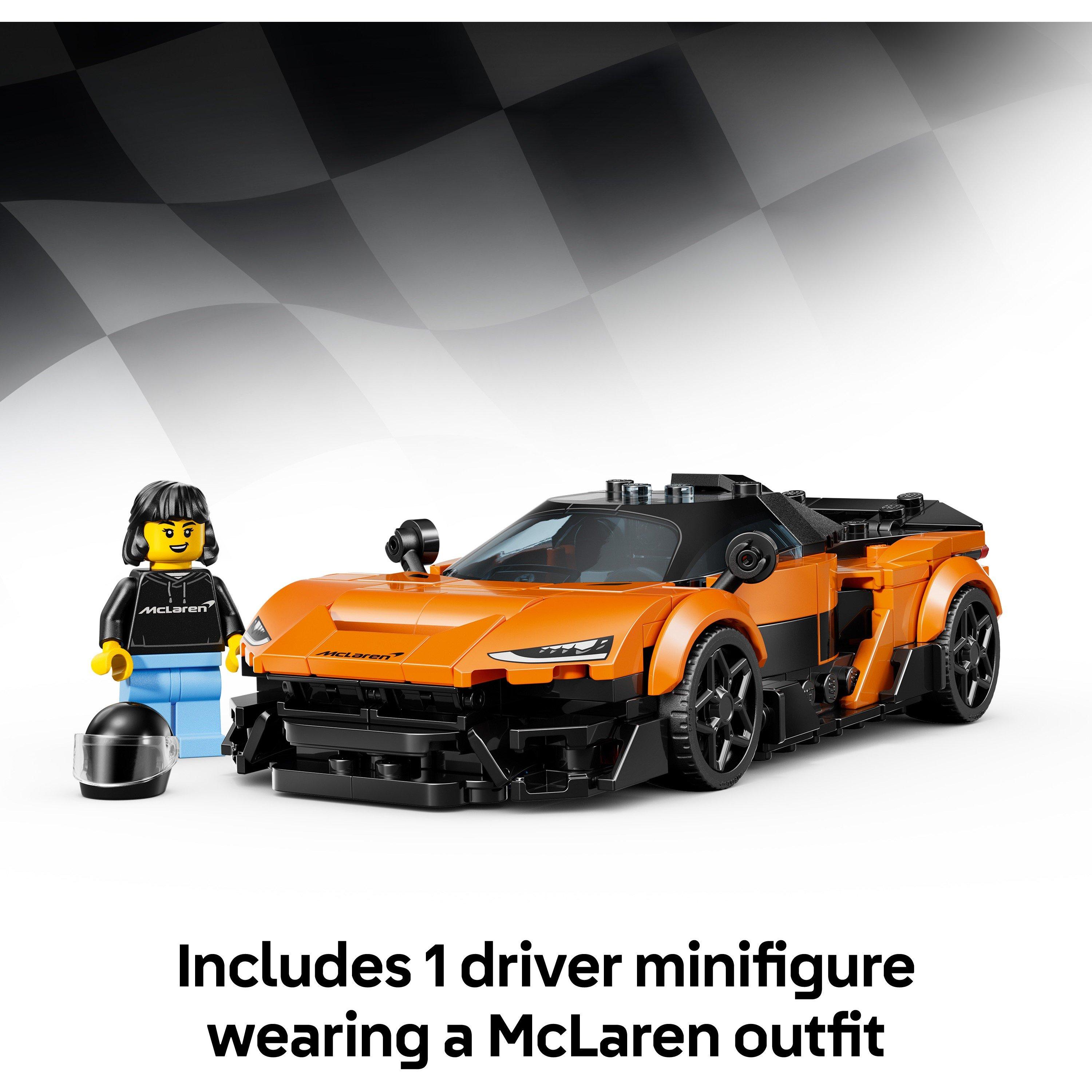 Mclaren W1 - LEGO - Speed Champions McLaren W1 Toy Car Model Kit 77257 - 6