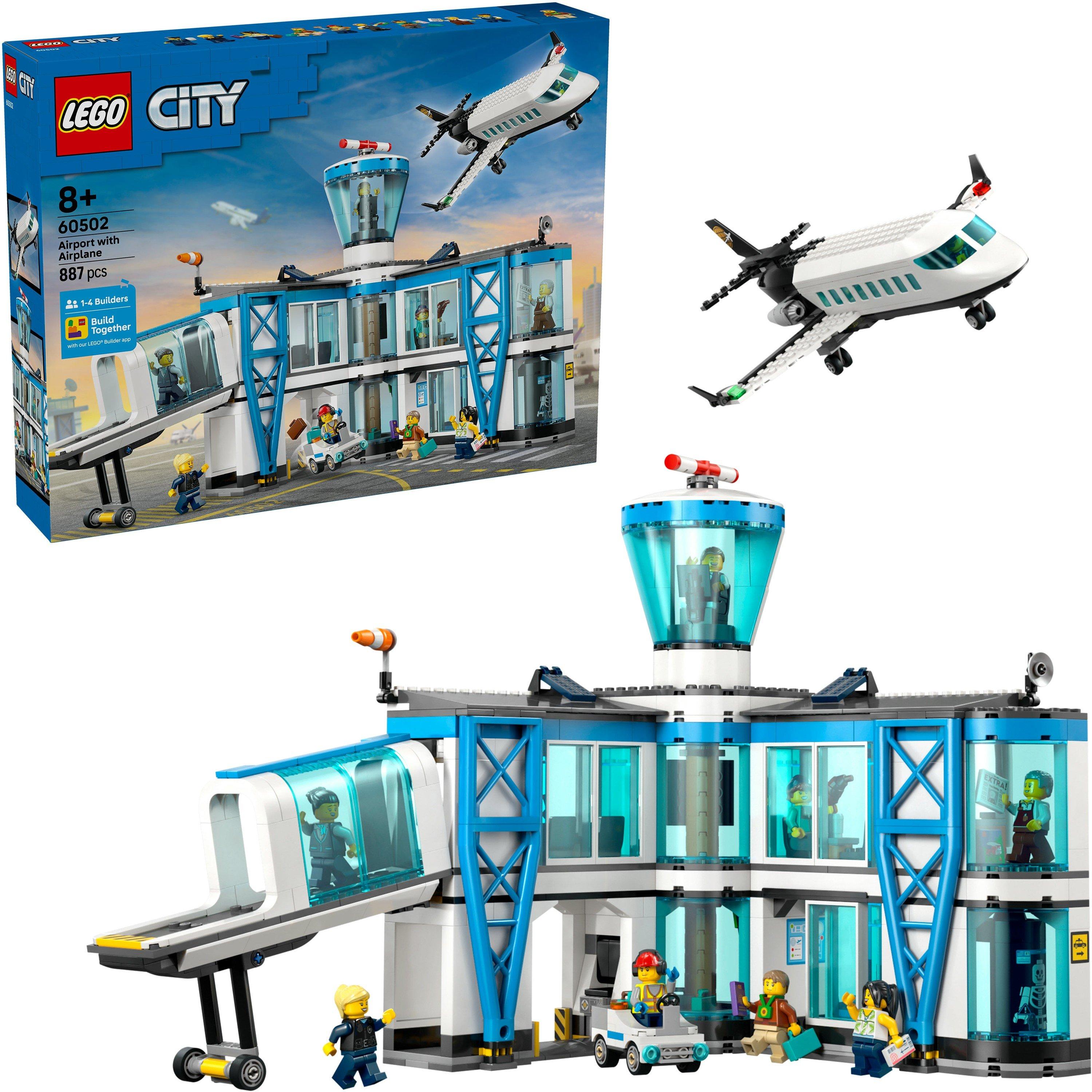 TBC - LEGO - City Airport with Airplane - Toy Model Kit - 60502 - 1
