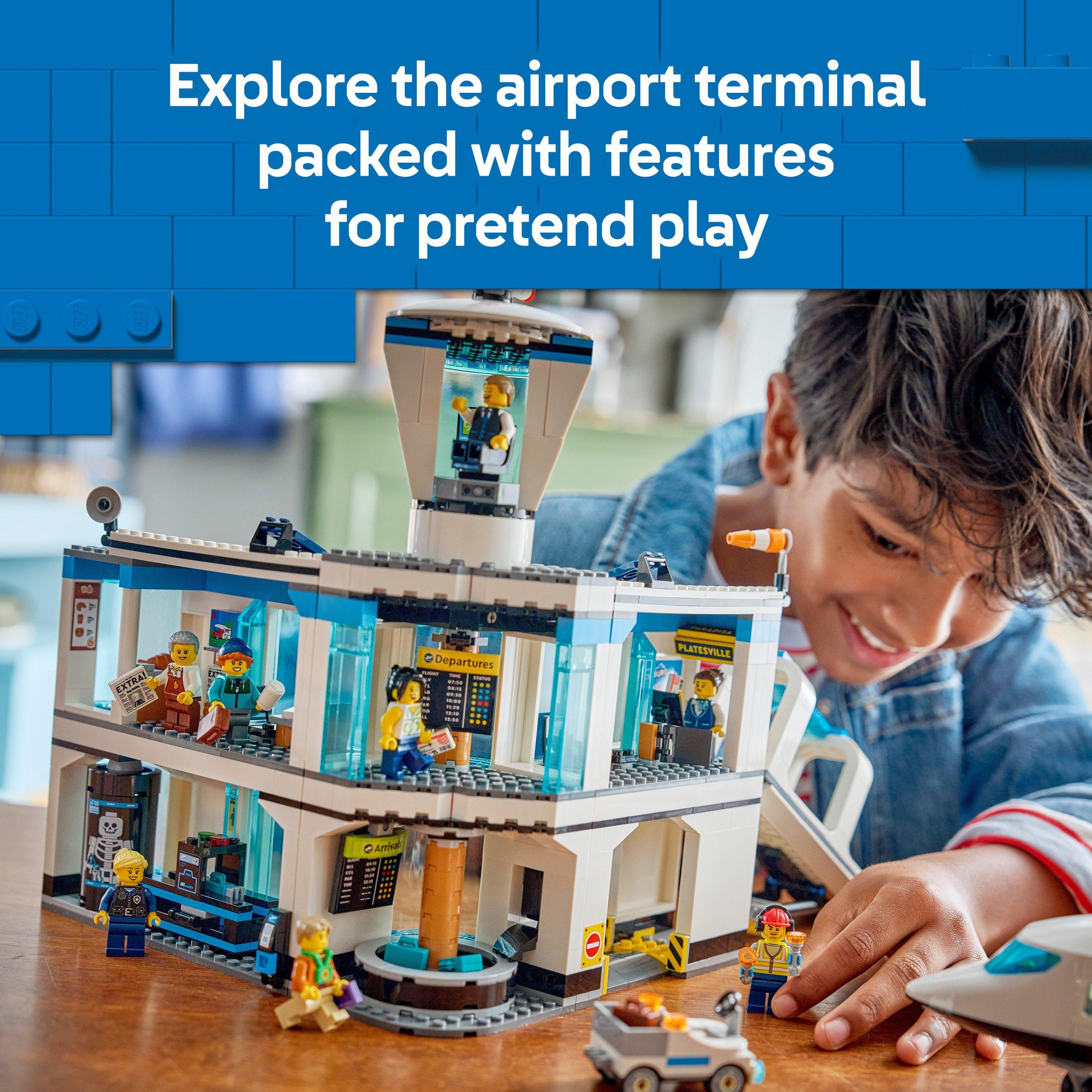 TBC - LEGO - City Airport with Airplane - Toy Model Kit - 60502 - 5