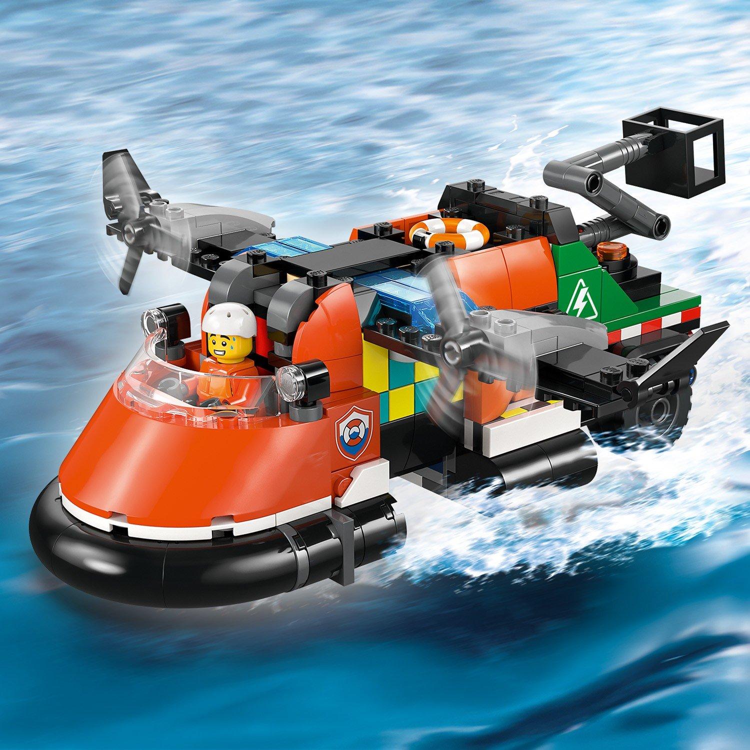 TBC - LEGO - City Airplane Service Truck & Hovercraft Remix 60505 - 12