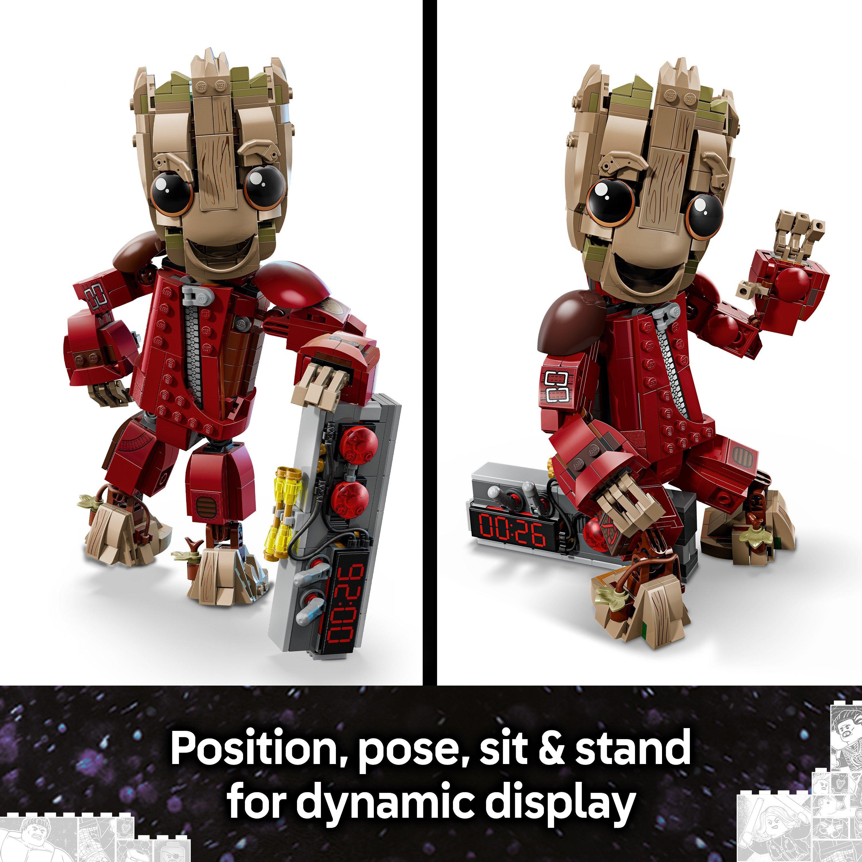TBC - LEGO - Marvel Ravager Jumpsuit Groot Building Toy 76341 - 7