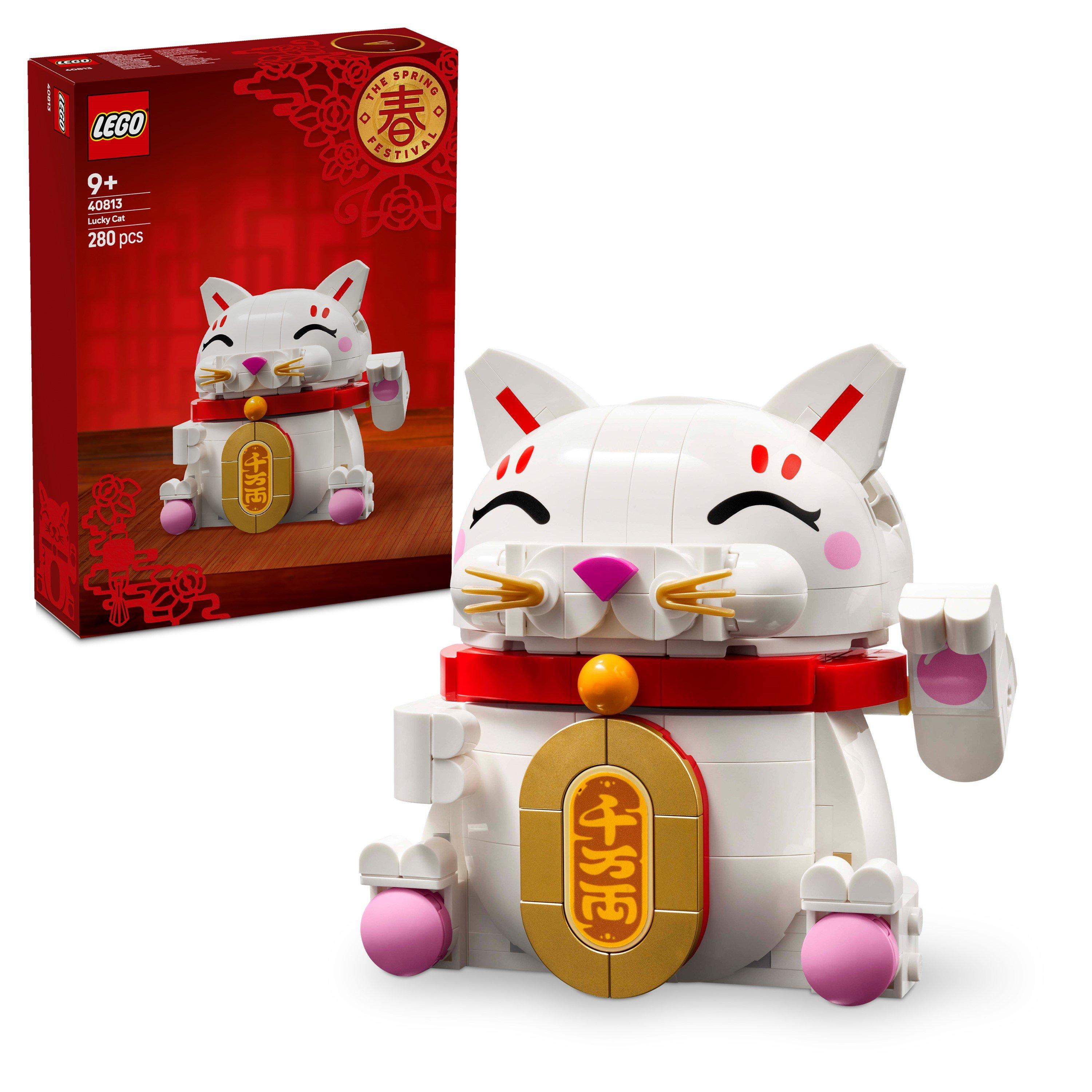 Gelukkige Kat - LEGO - Lucky Cat Display Model Building Kit 40813 - 1