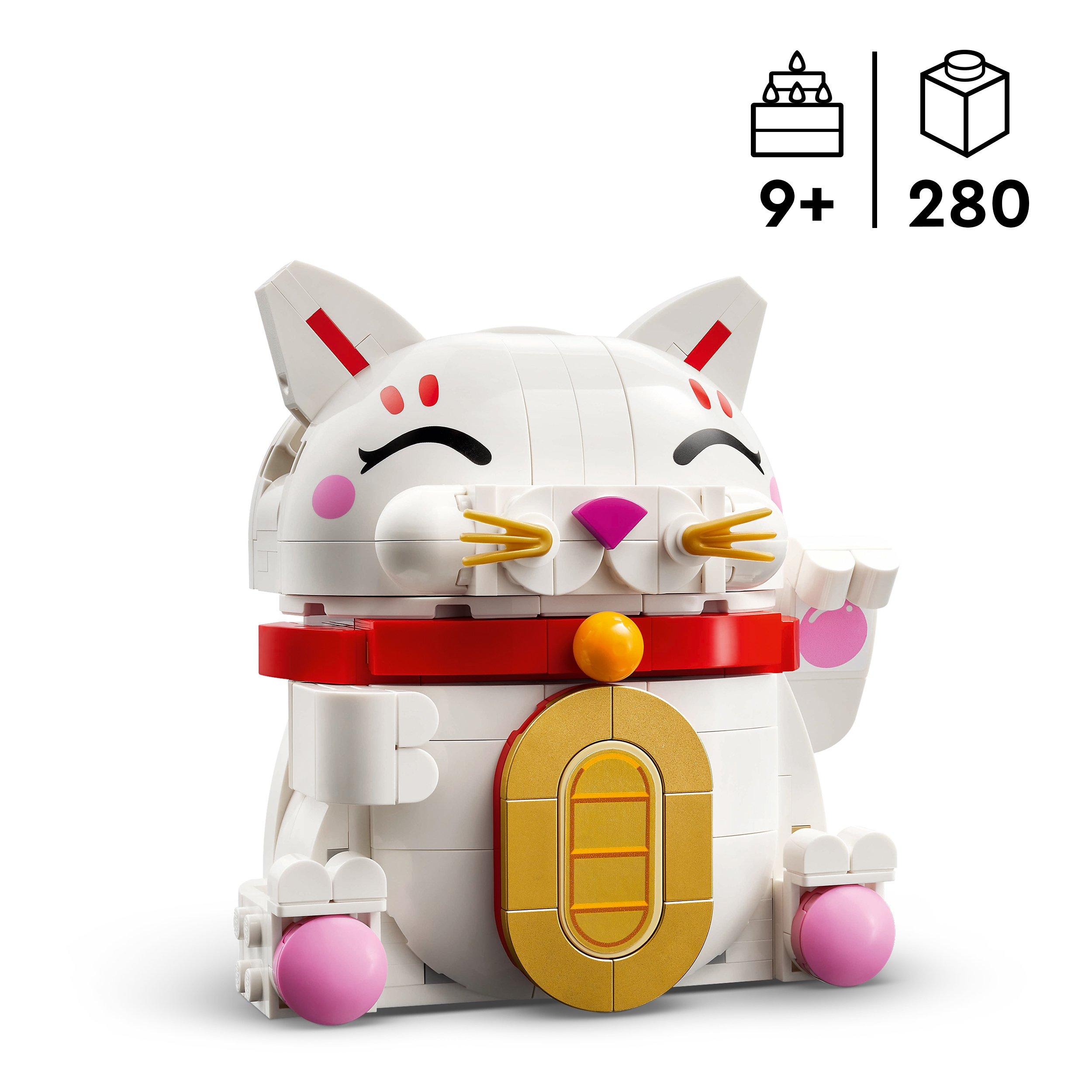 Gelukkige Kat - LEGO - Lucky Cat Display Model Building Kit 40813 - 2