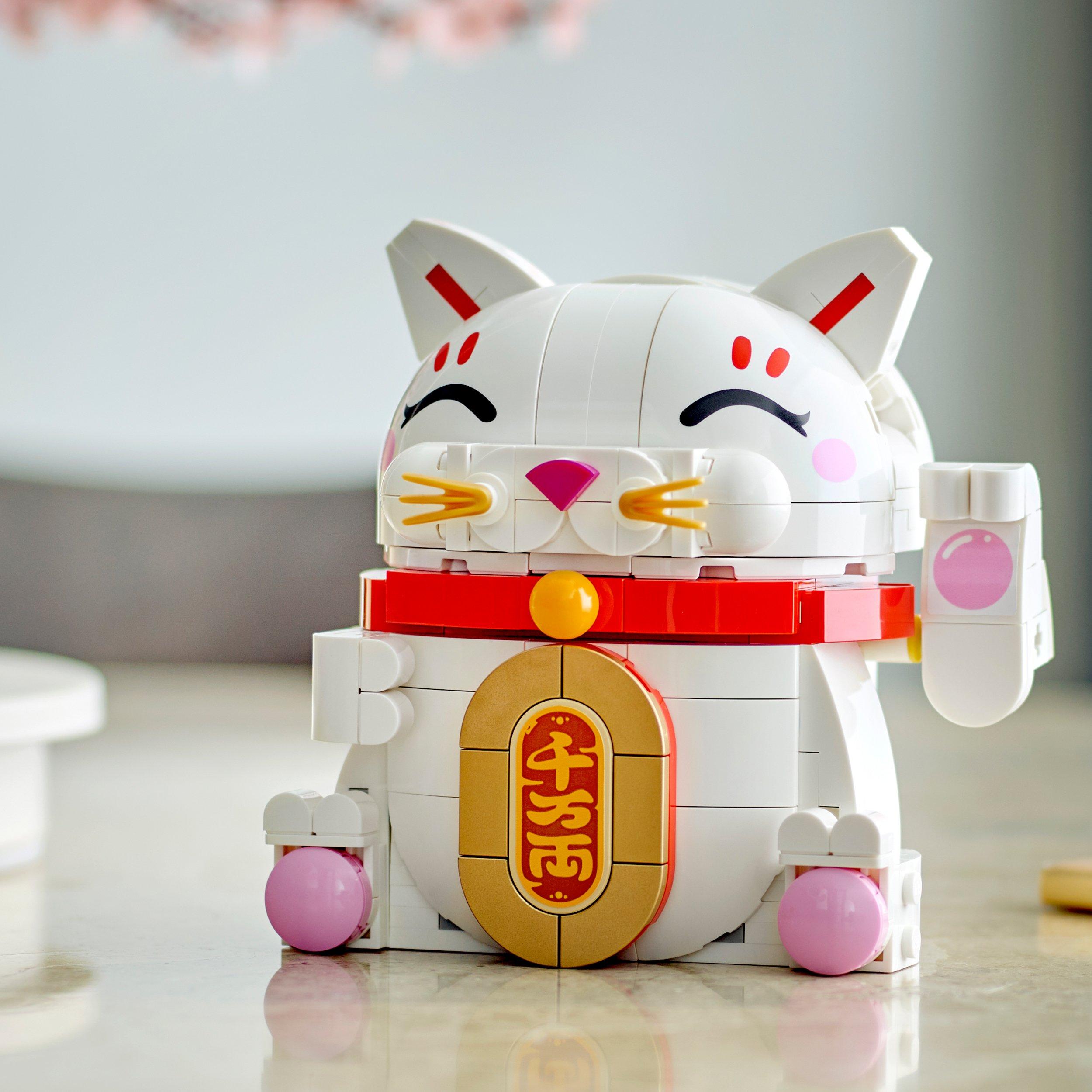 Gelukkige Kat - LEGO - Lucky Cat Display Model Building Kit 40813 - 3