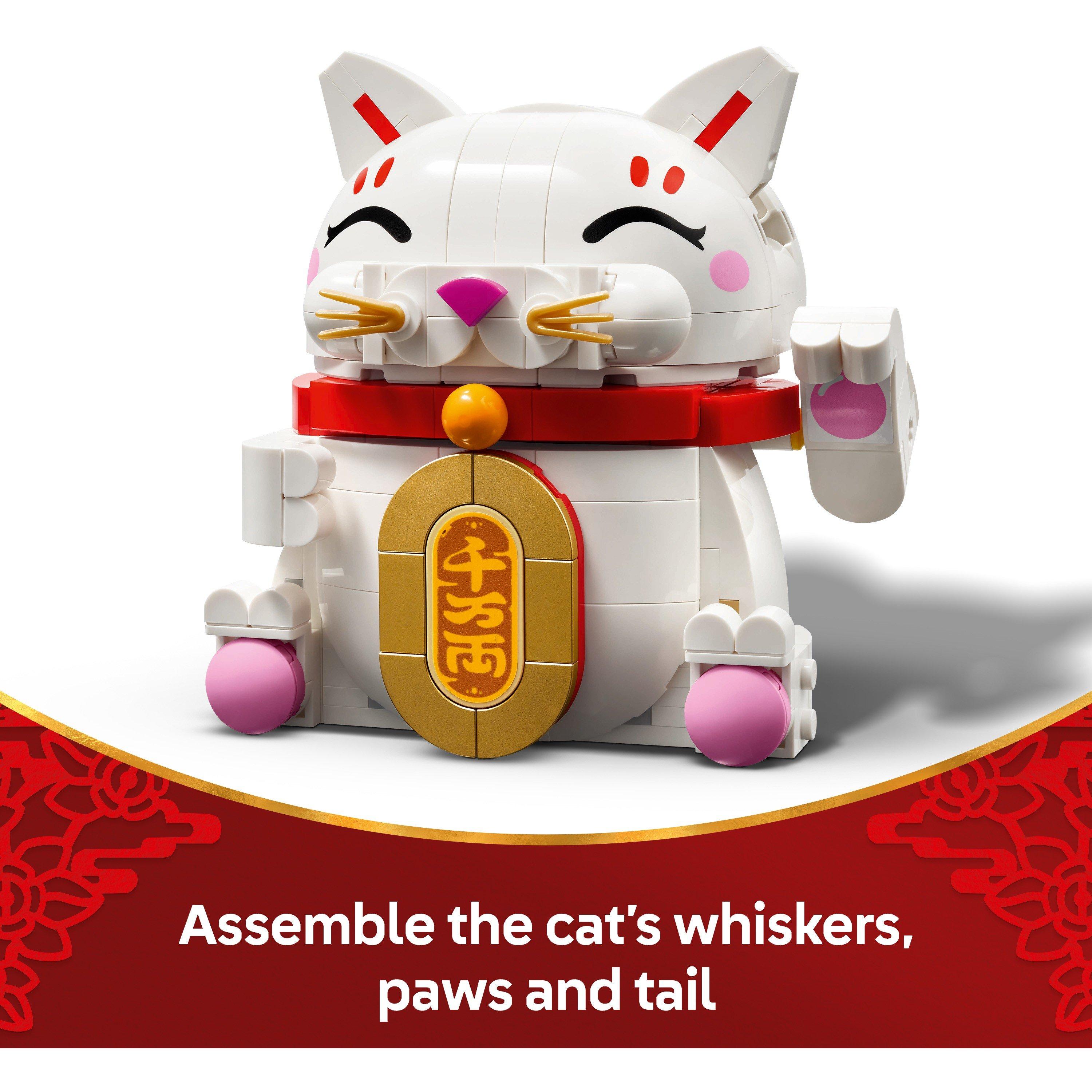 Gatto Fortunato - LEGO - Lucky Cat Display Model Building Kit 40813 - 6