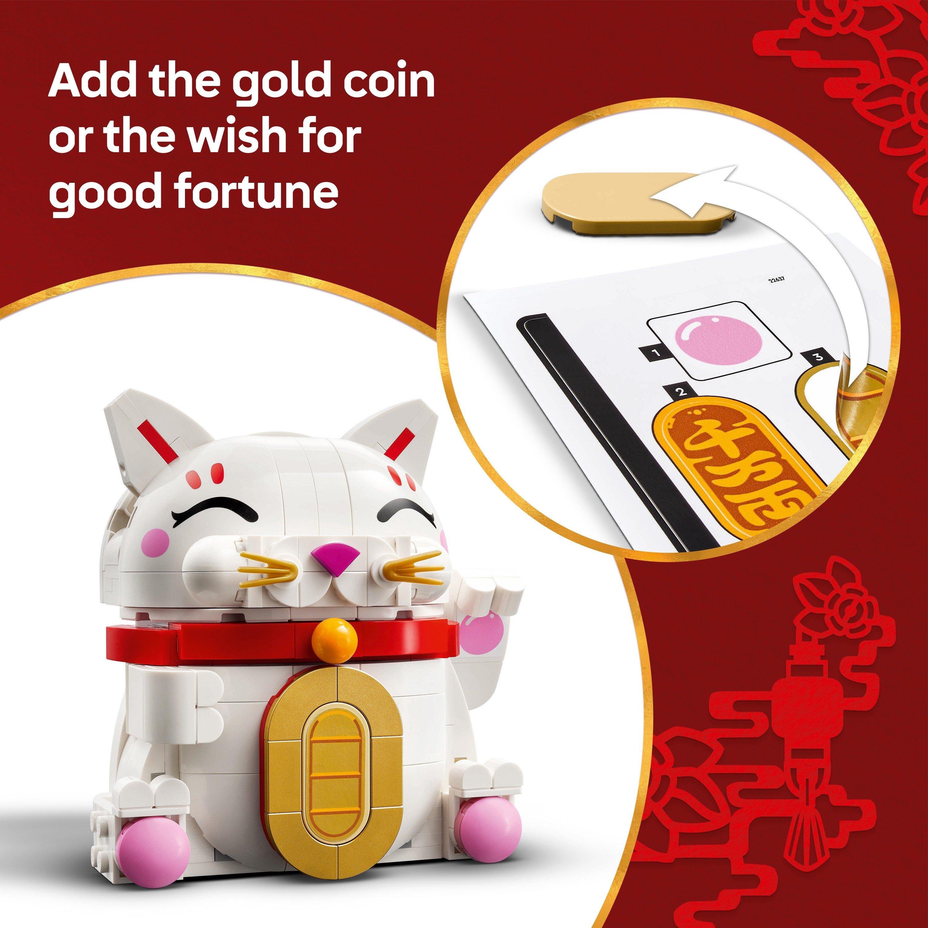 Gatto Fortunato - LEGO - Lucky Cat Display Model Building Kit 40813 - 7