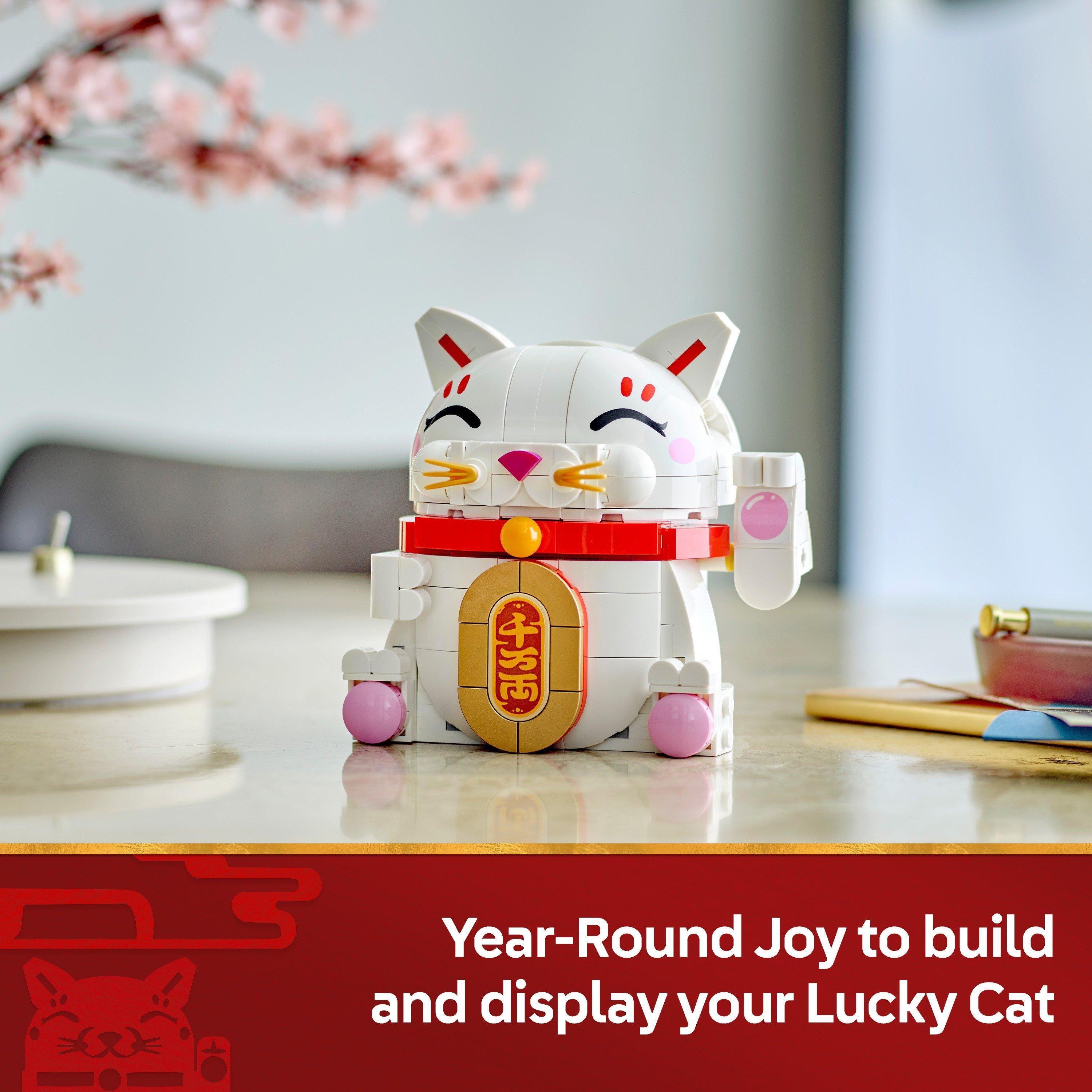 Gatto Fortunato - LEGO - Lucky Cat Display Model Building Kit 40813 - 8