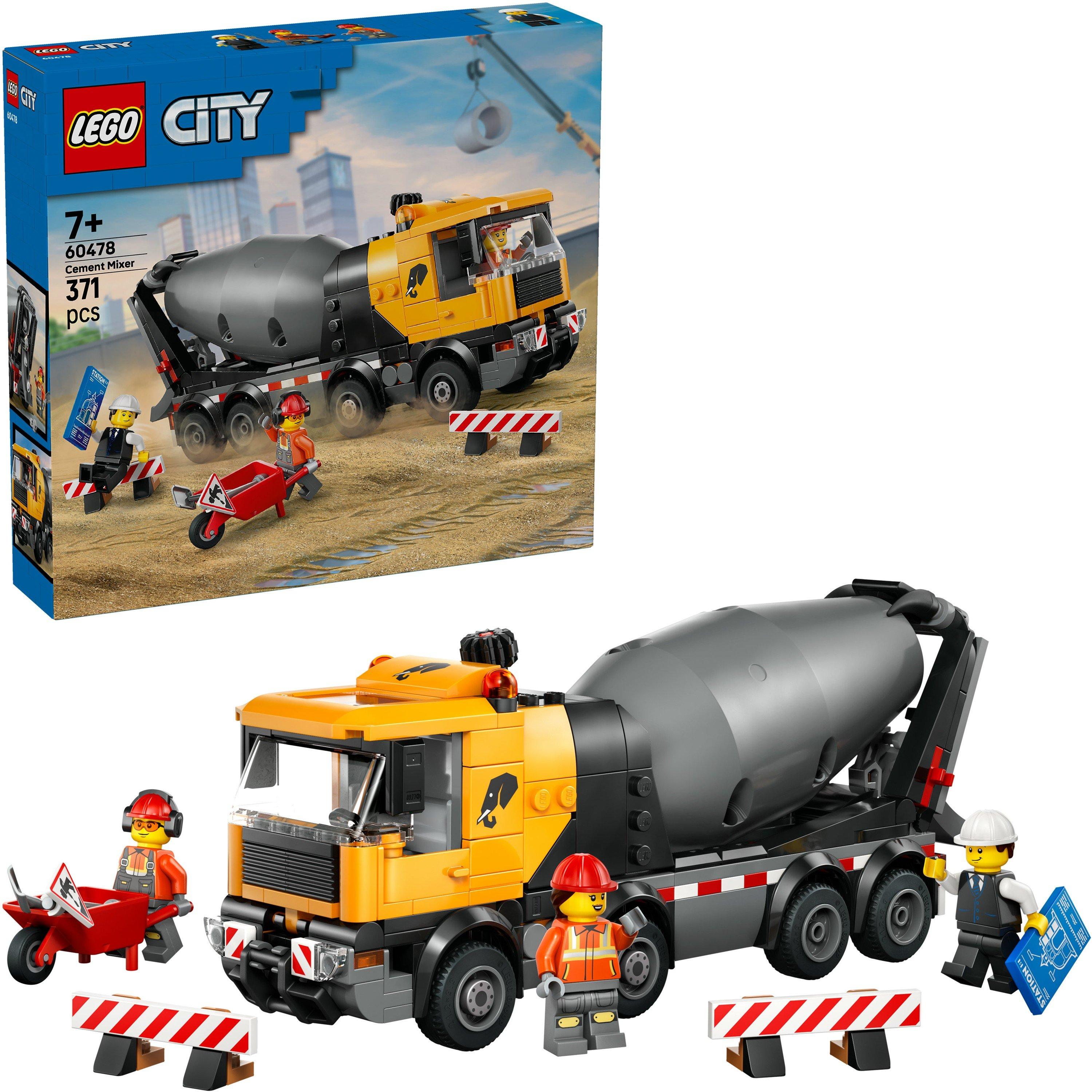 Lego  City Cement Mixer Truck Construction Toy For Kids 60478 - Tbc