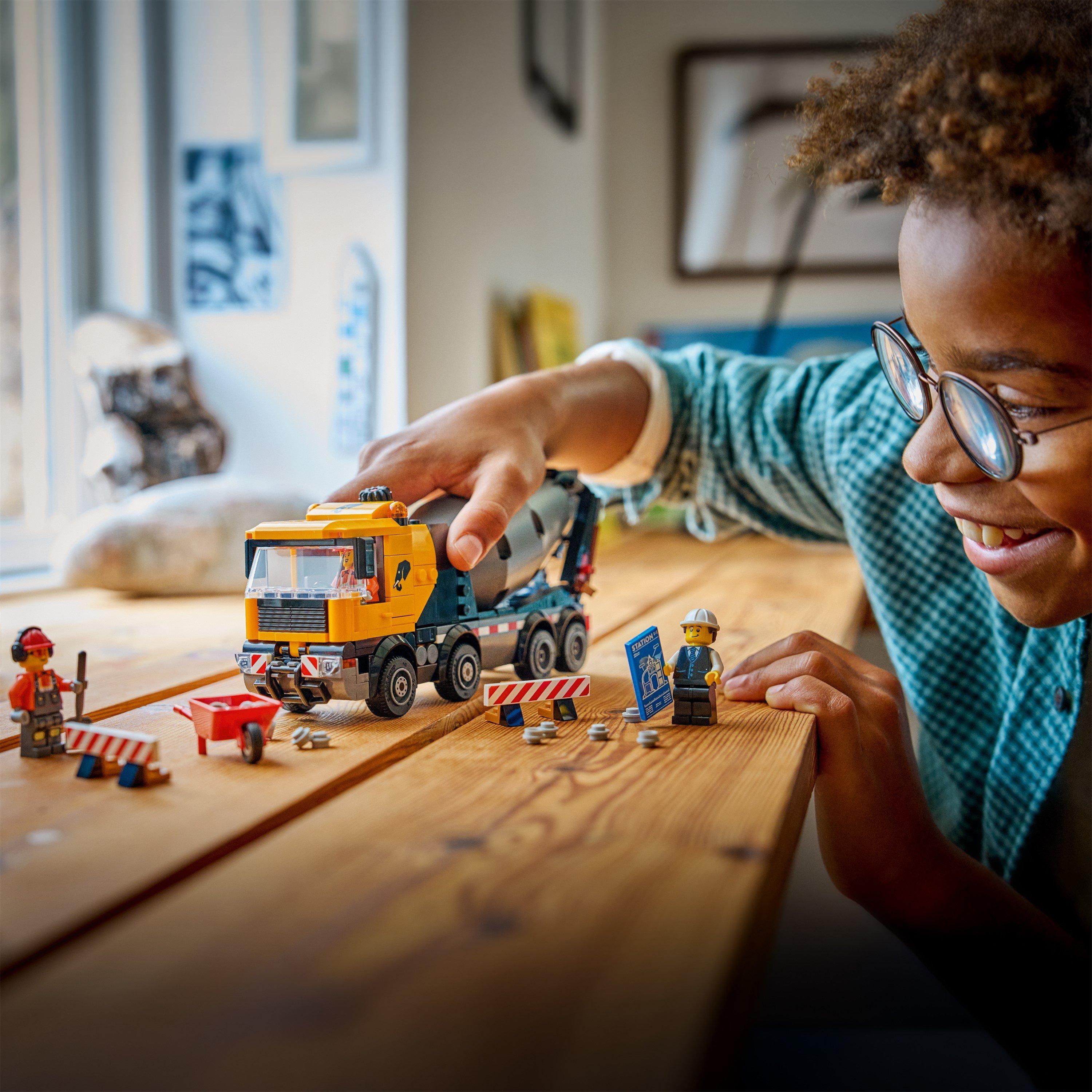 TBC - LEGO - City Cement Mixer Truck Construction Toy for Kids 60478 - 3