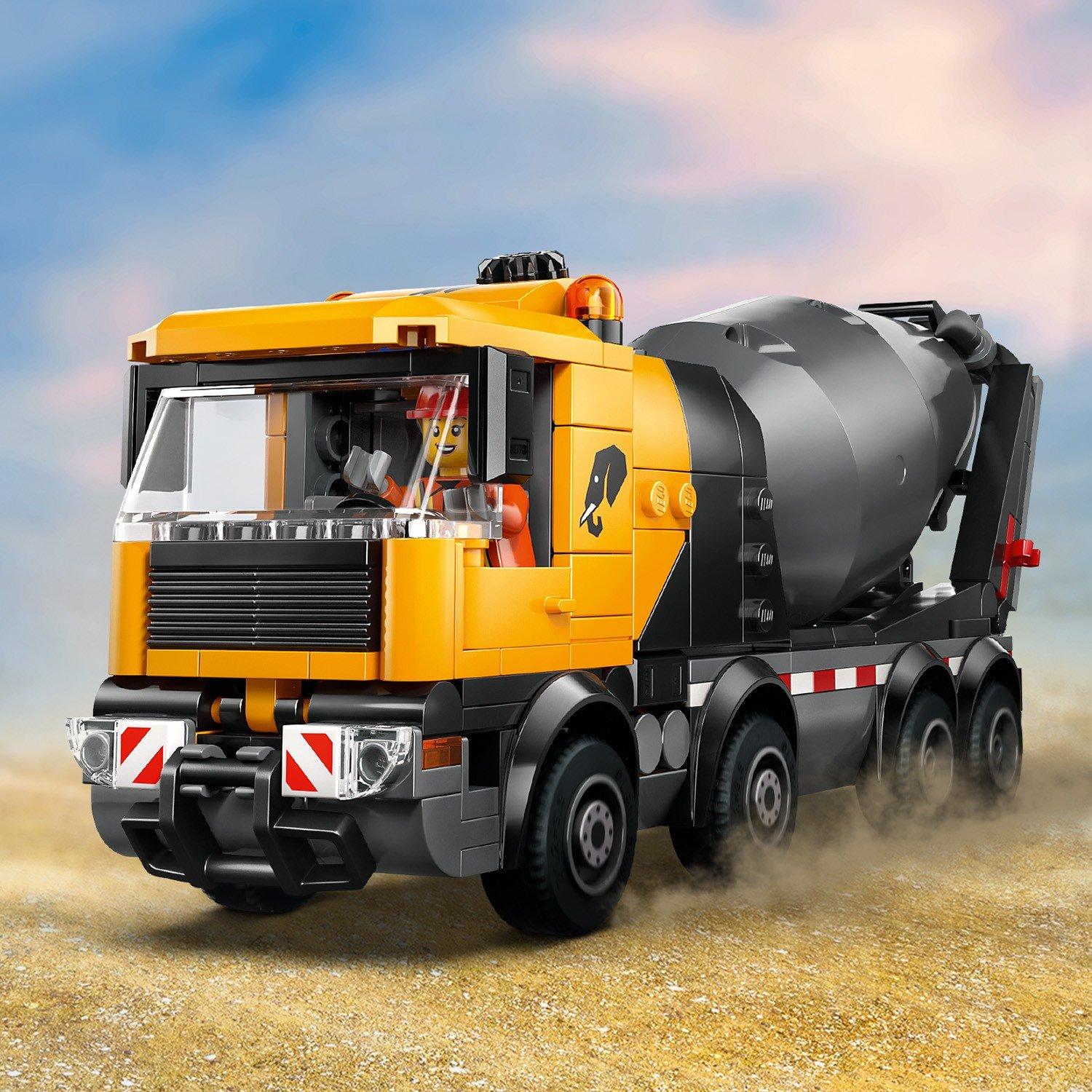 TBC - LEGO - City Cement Mixer Truck Construction Toy for Kids 60478 - 9