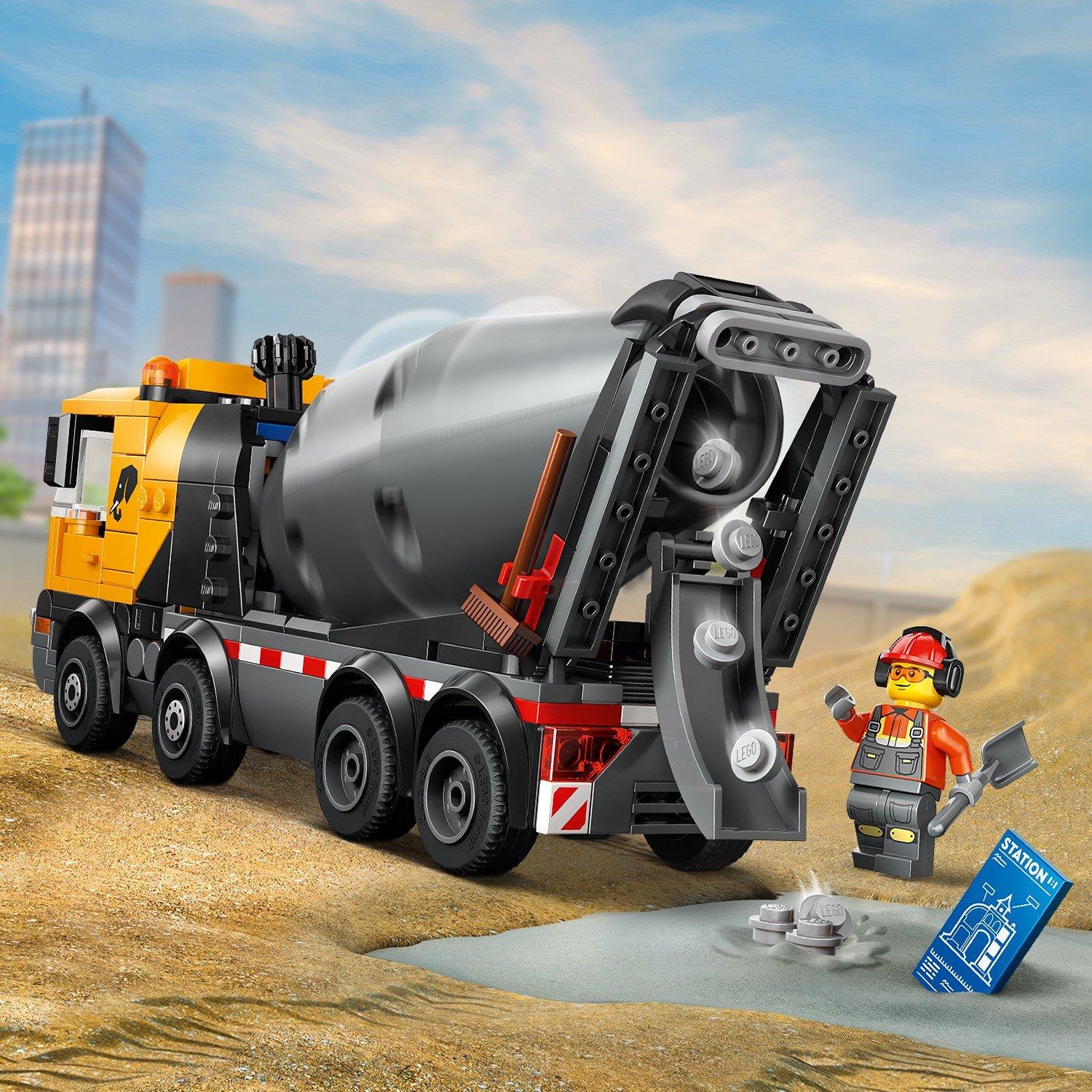 TBC - LEGO - City Cement Mixer Truck Construction Toy for Kids 60478 - 10
