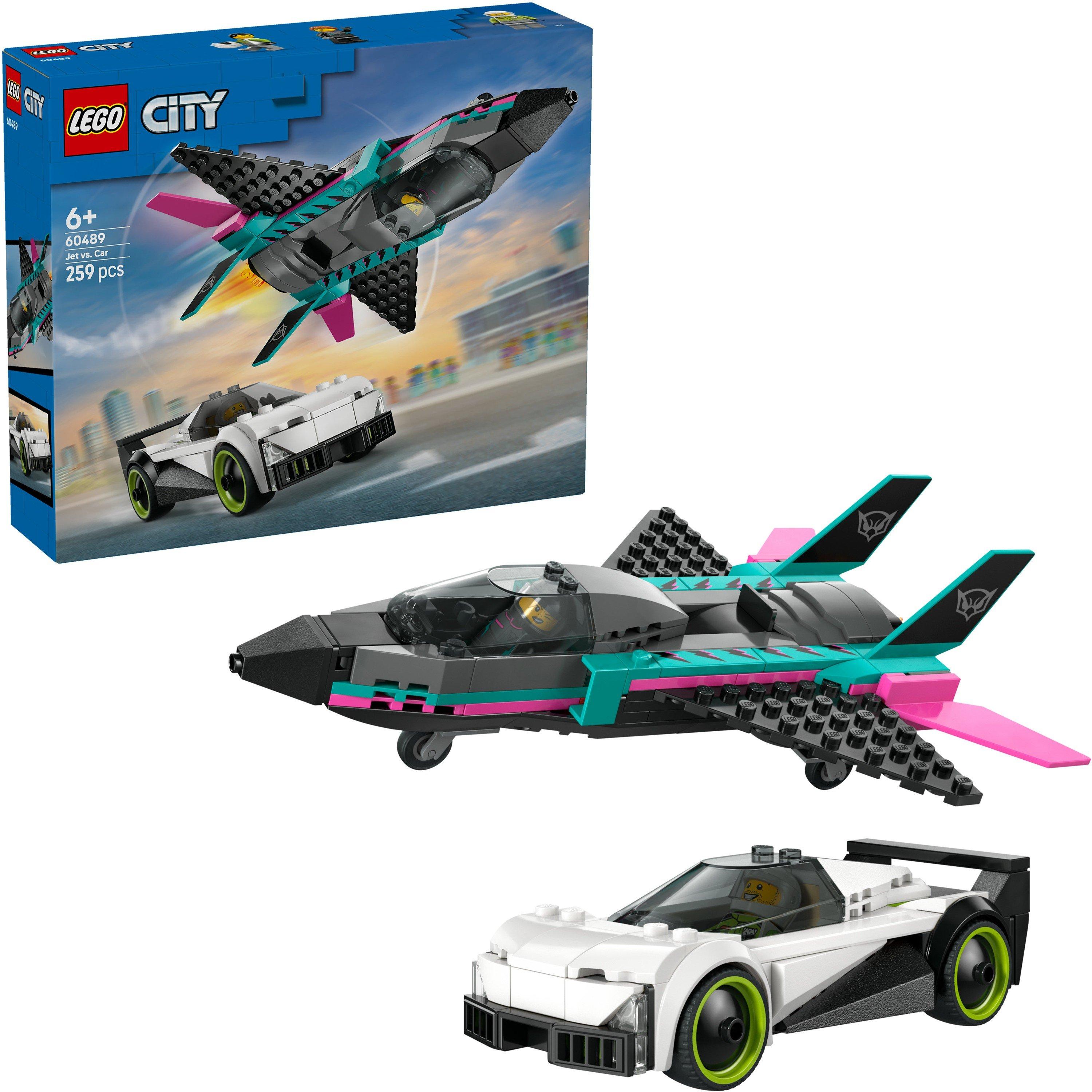 TBC - LEGO - City Jet vs. Car Toy – Vehicle Model Kit for Kids 60489 - 1