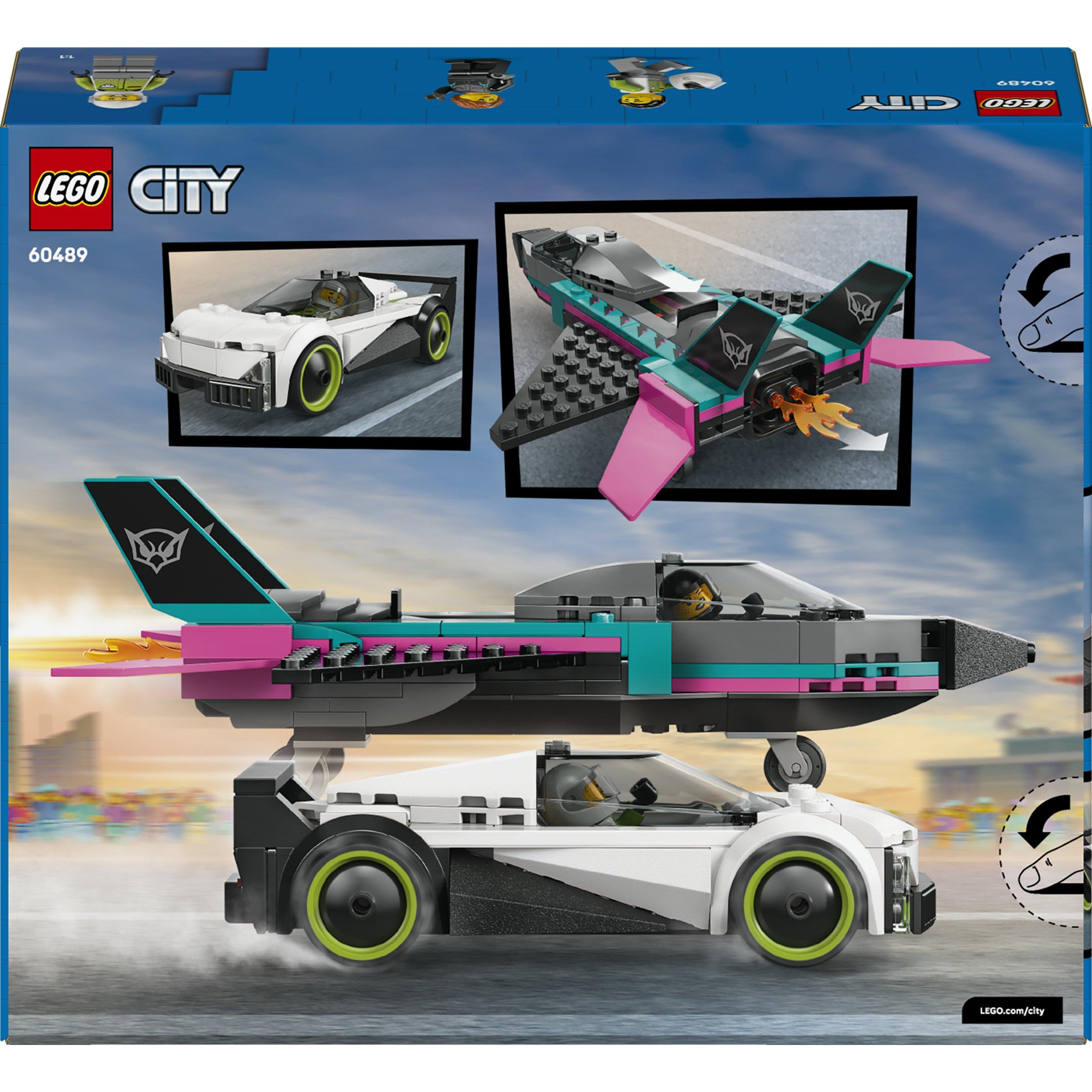 TBC - LEGO - City Jet vs. Car Toy – Vehicle Model Kit for Kids 60489 - 9
