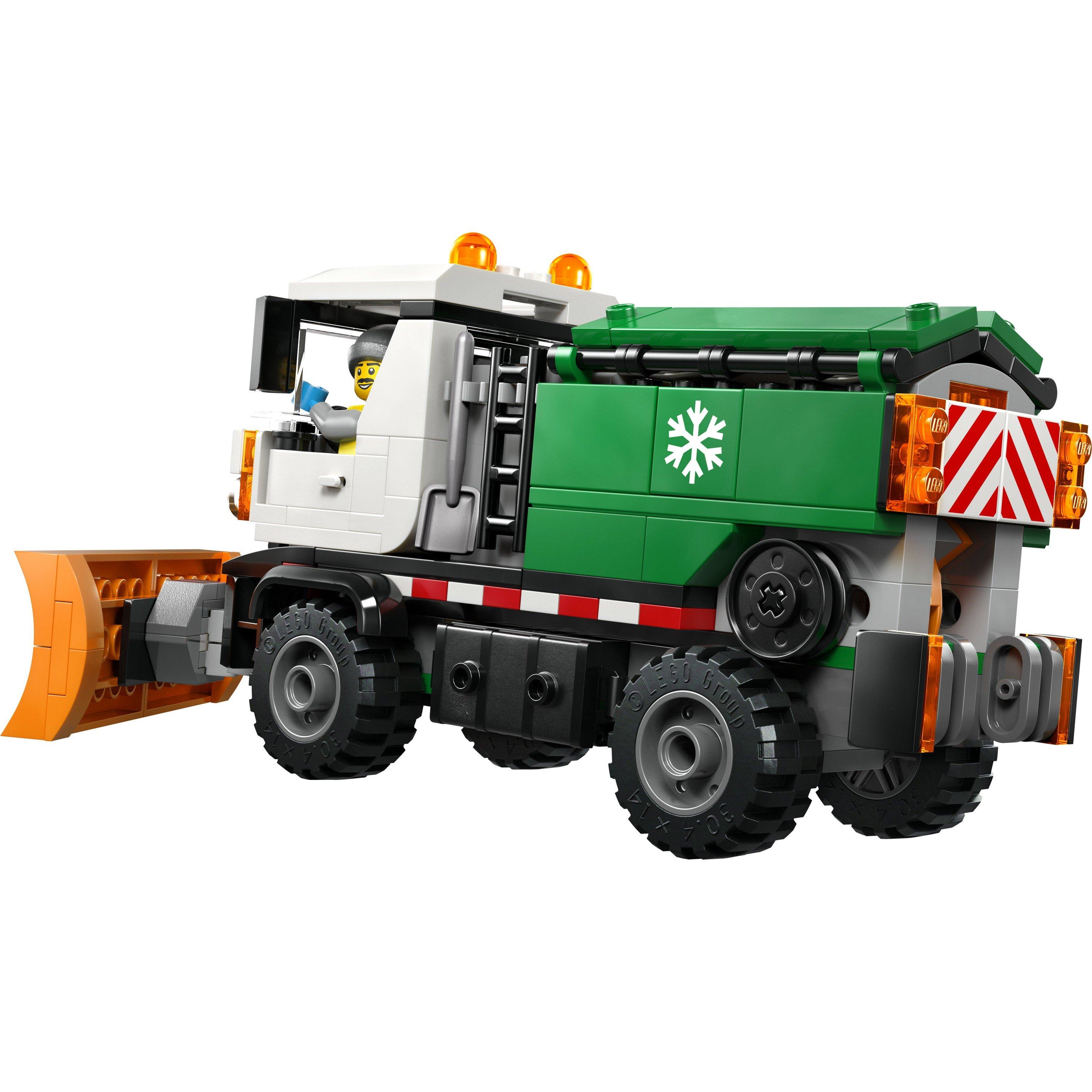 TBC - LEGO - City Snowplough Truck Toy Vehicle with Minifigure 60490 - 13