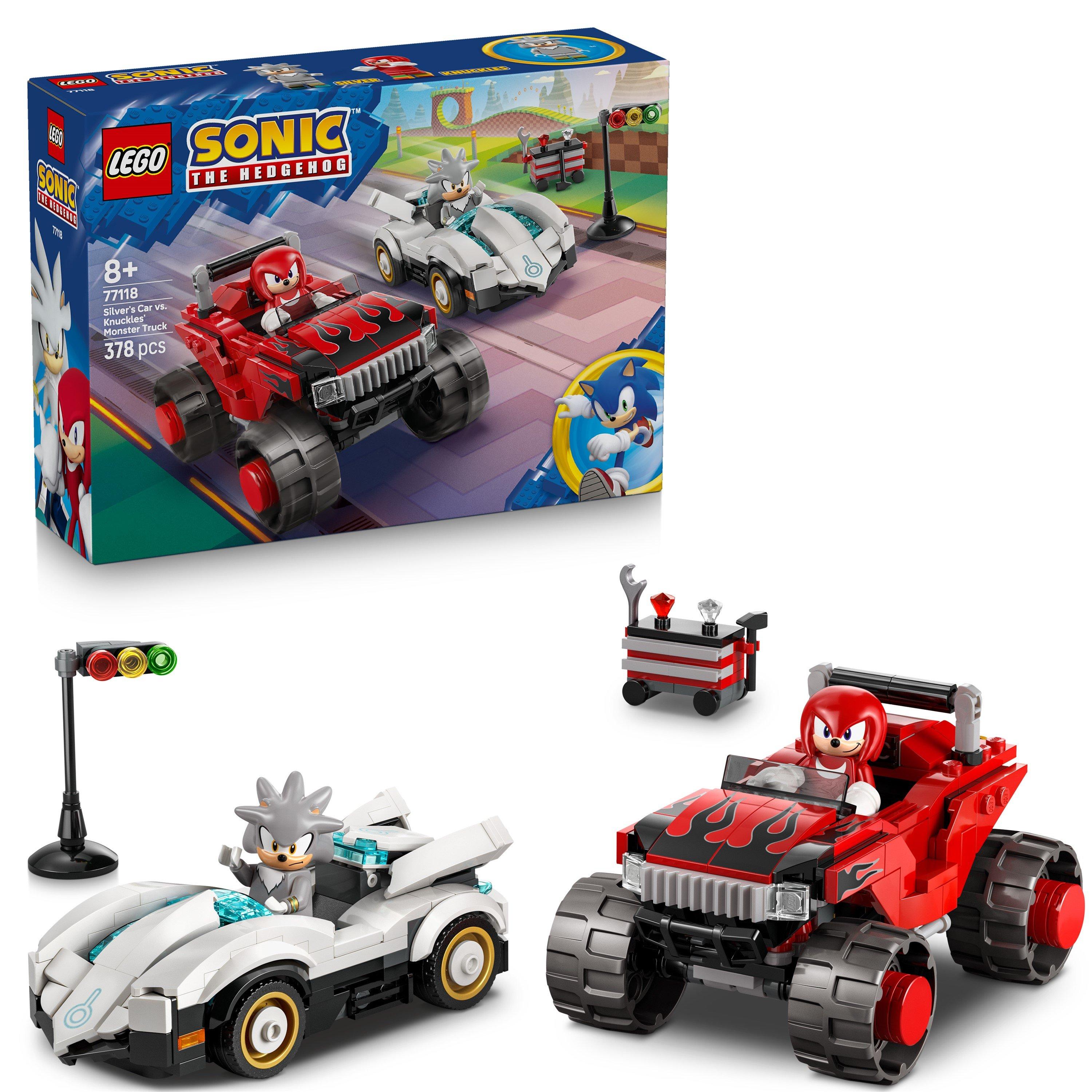 TBC - LEGO - Sonic the Hedgehog Silver’s Car vs. Knuckles’ Monster Truck 77118 - 1