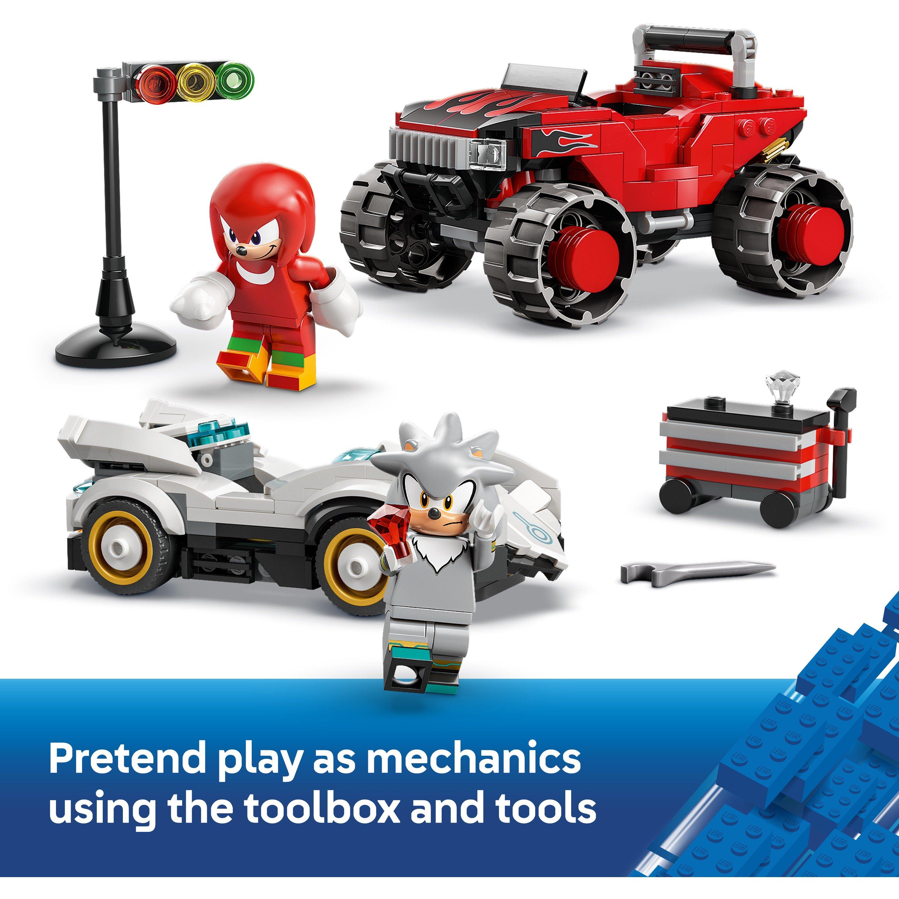 TBC - LEGO - Sonic the Hedgehog Silver’s Car vs. Knuckles’ Monster Truck 77118 - 4