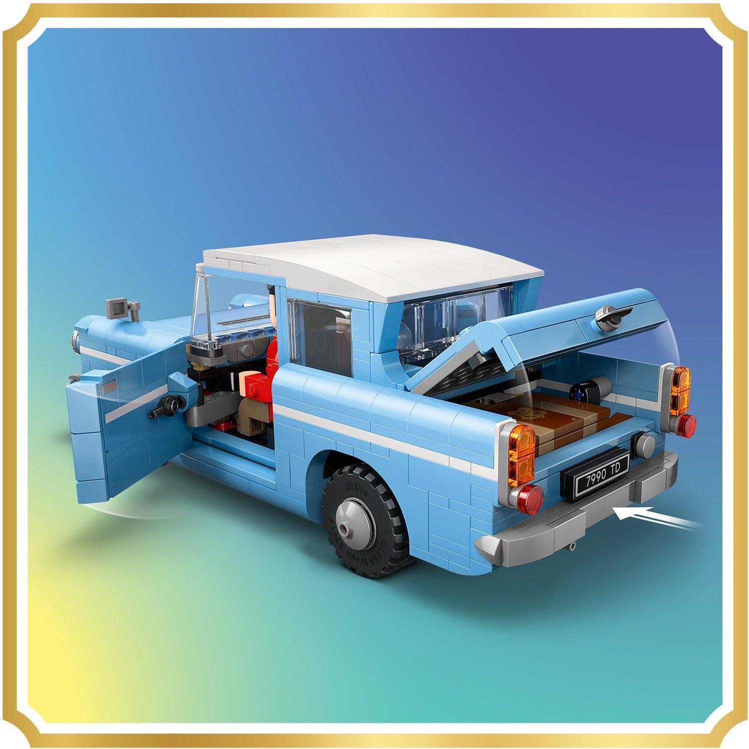 Flying Car - LEGO - Harry Potter Enchanted Flying Ford Anglia Car Toy 76470 - 11