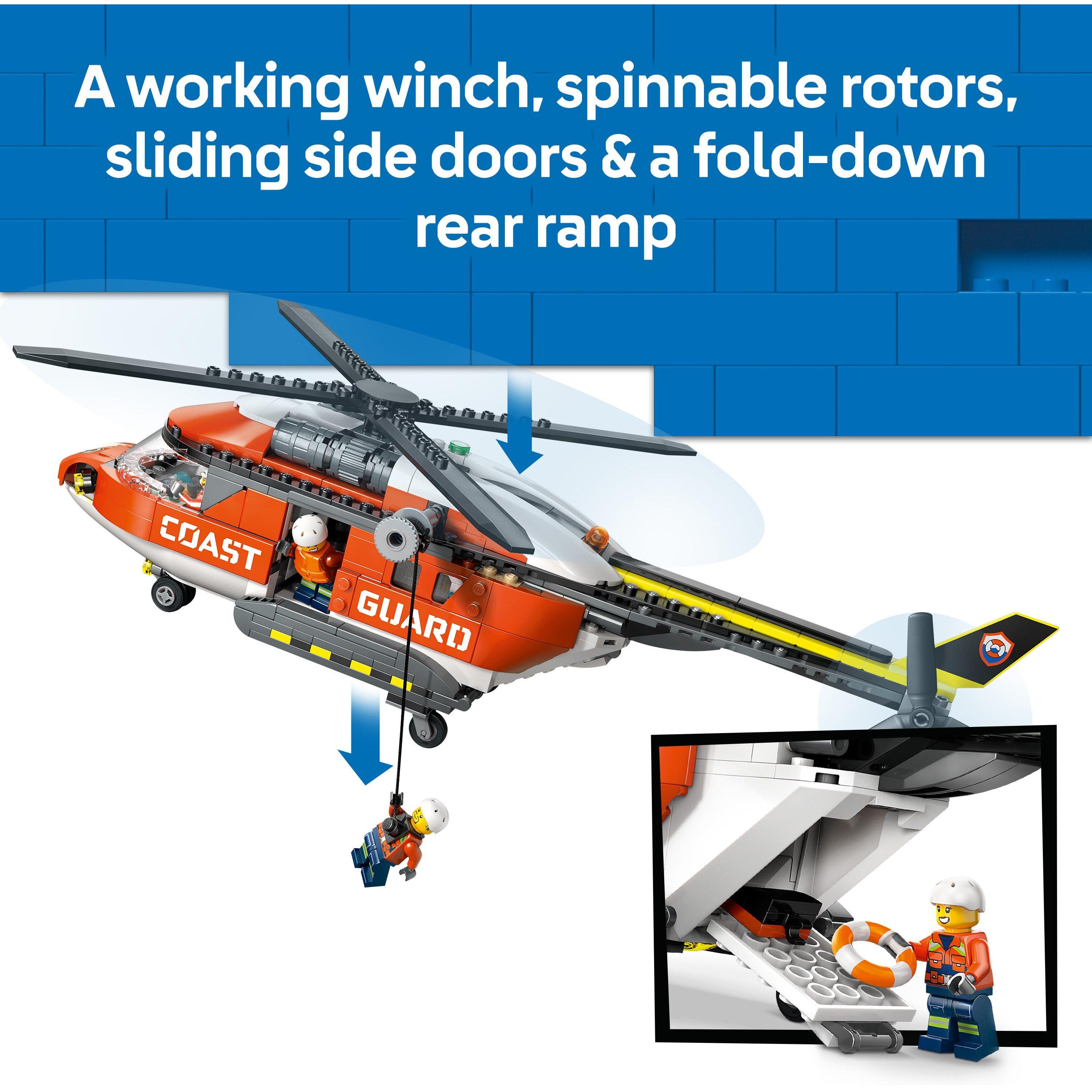 TBC - LEGO - City Coast Guard Helicopter Toy Building Set 60503 - 4