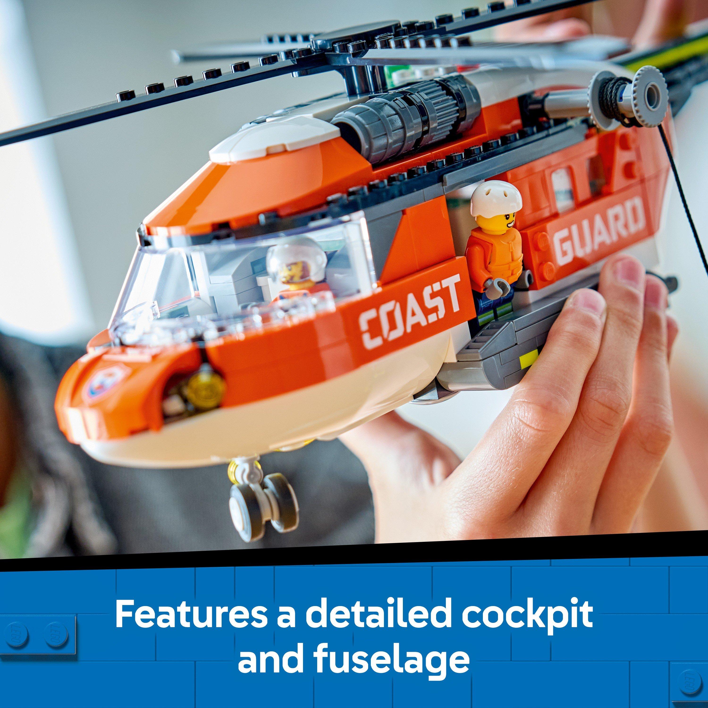 TBC - LEGO - City Coast Guard Helicopter Toy Building Set 60503 - 5