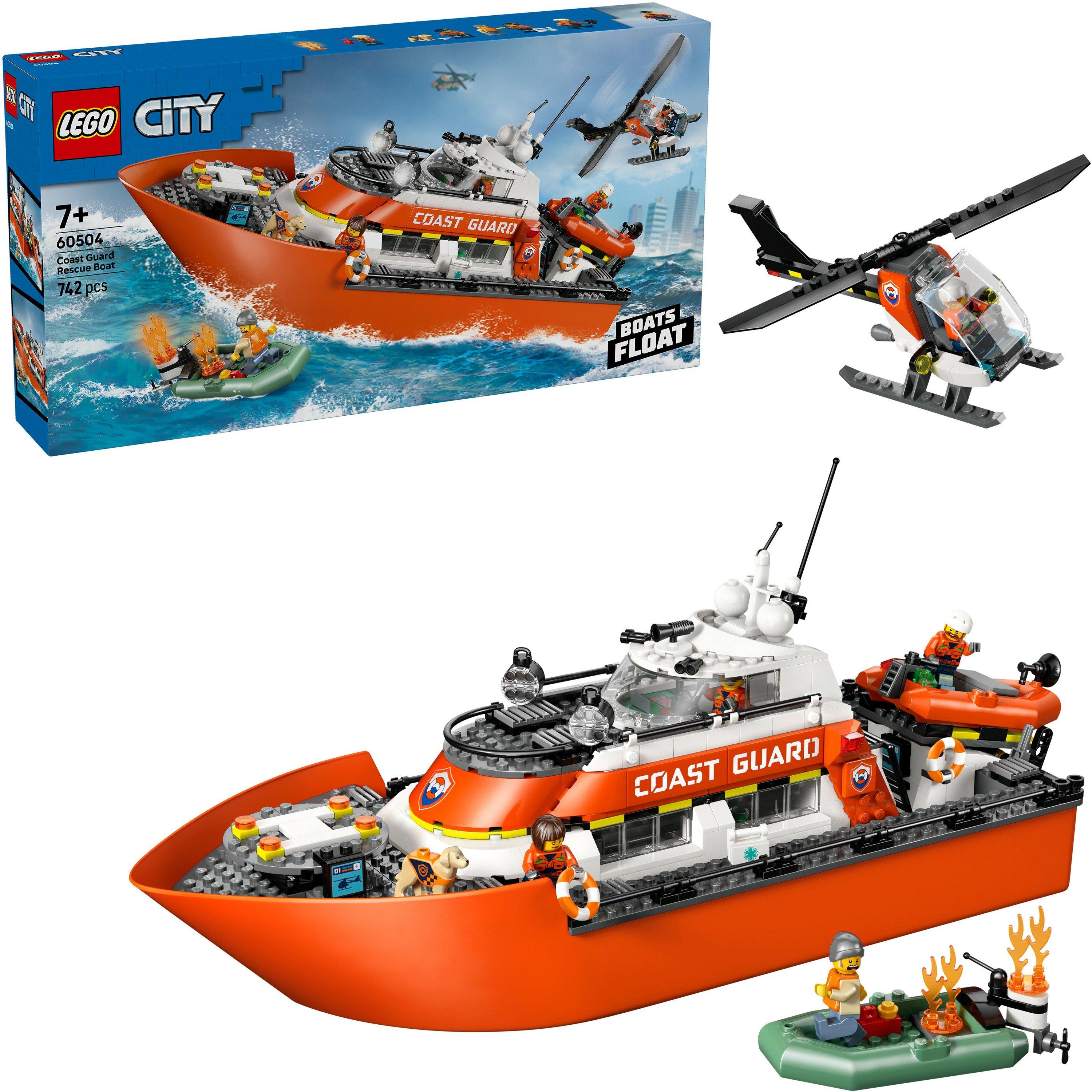 TBC - LEGO - City Coast Guard Rescue Boat & Helicopter Toys 60504 - 1