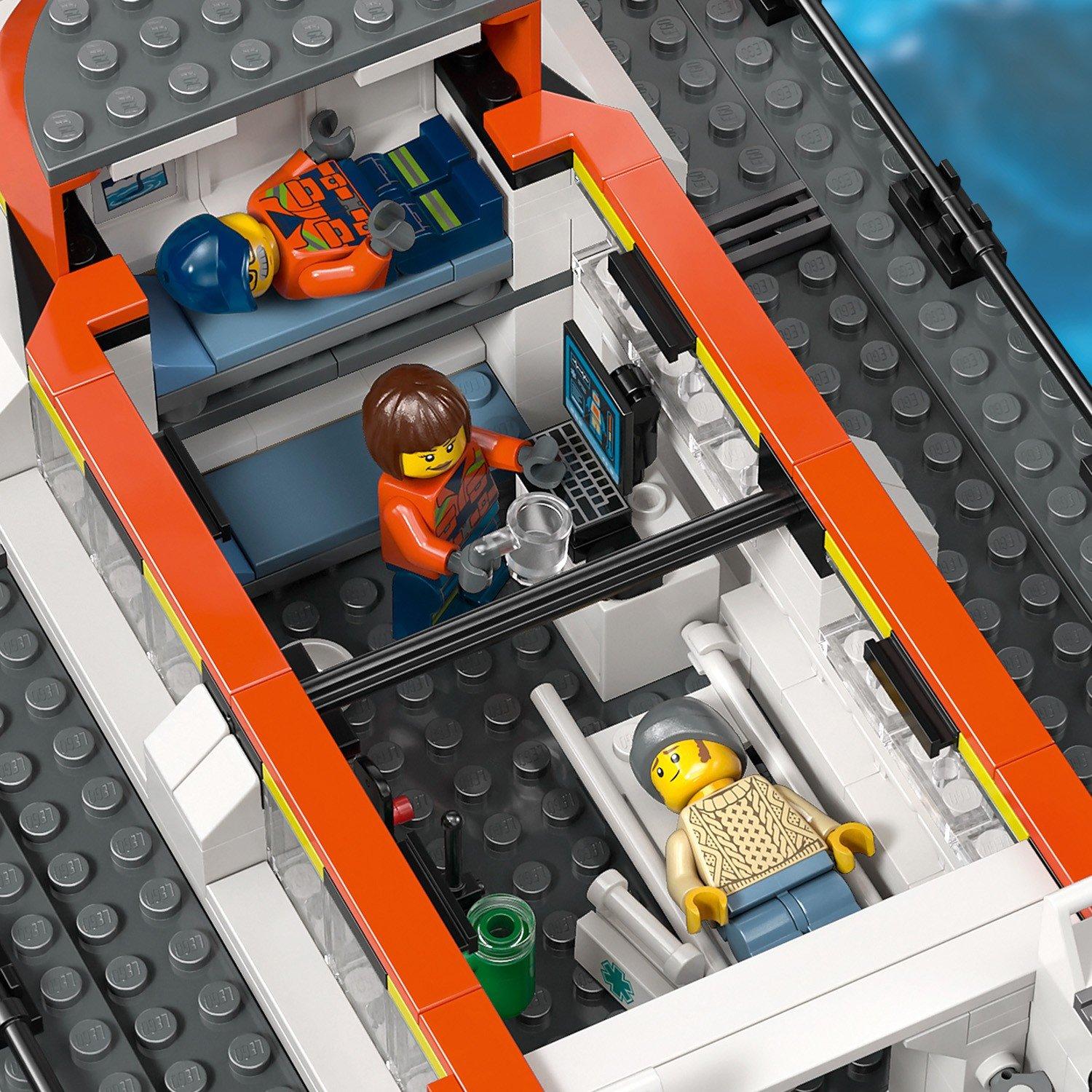 TBC - LEGO - City Coast Guard Rescue Boat & Helicopter Toys 60504 - 11