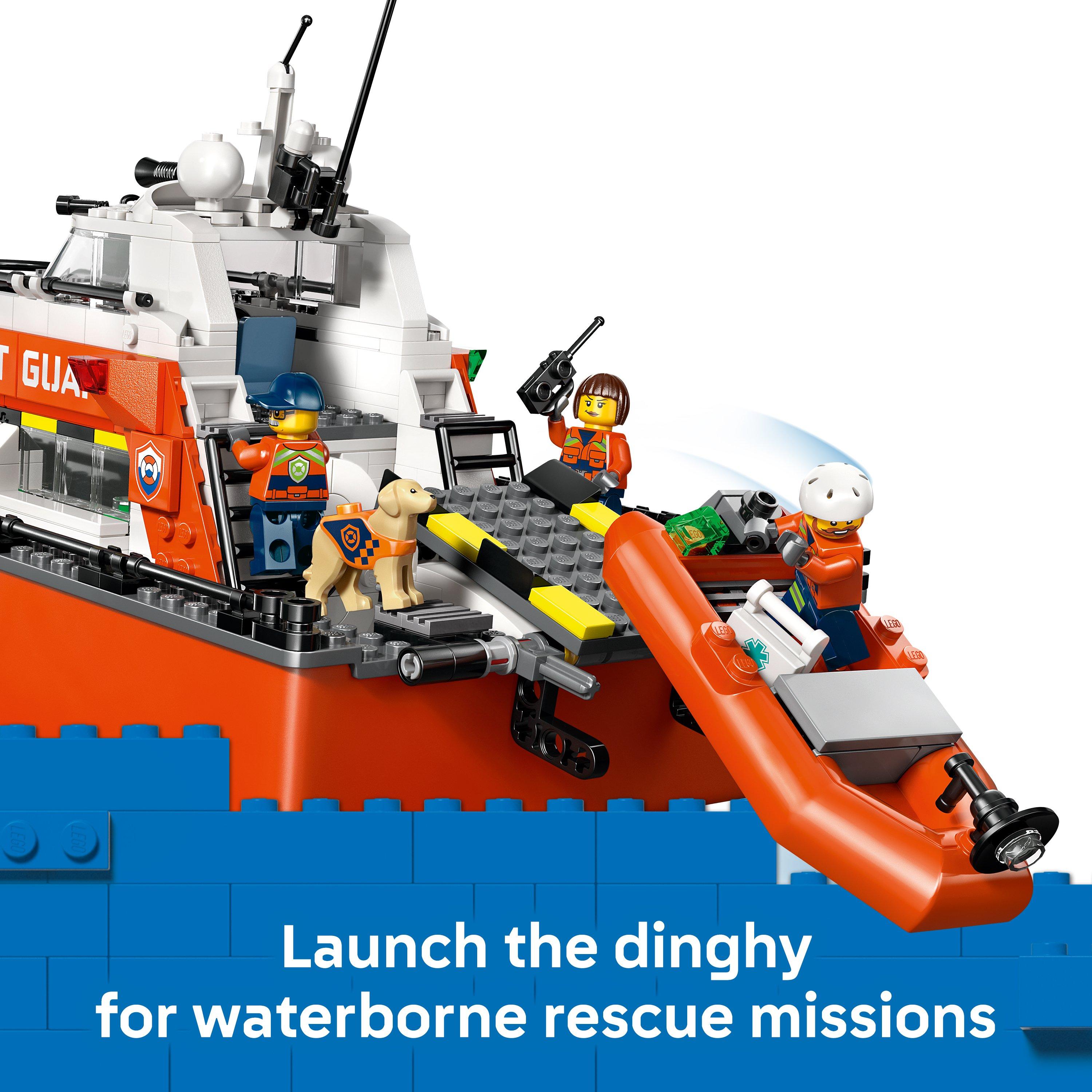 TBC - LEGO - City Coast Guard Rescue Boat & Helicopter Toys 60504 - 3