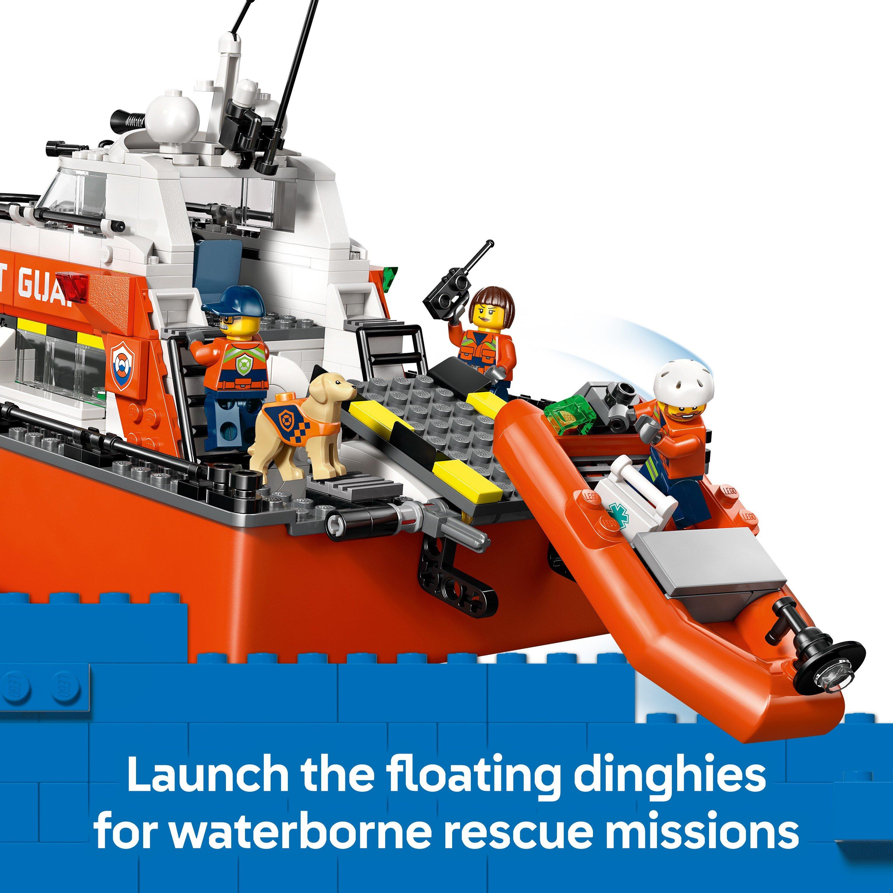 TBC - LEGO - City Coast Guard Rescue Boat & Helicopter Toys 60504 - 6