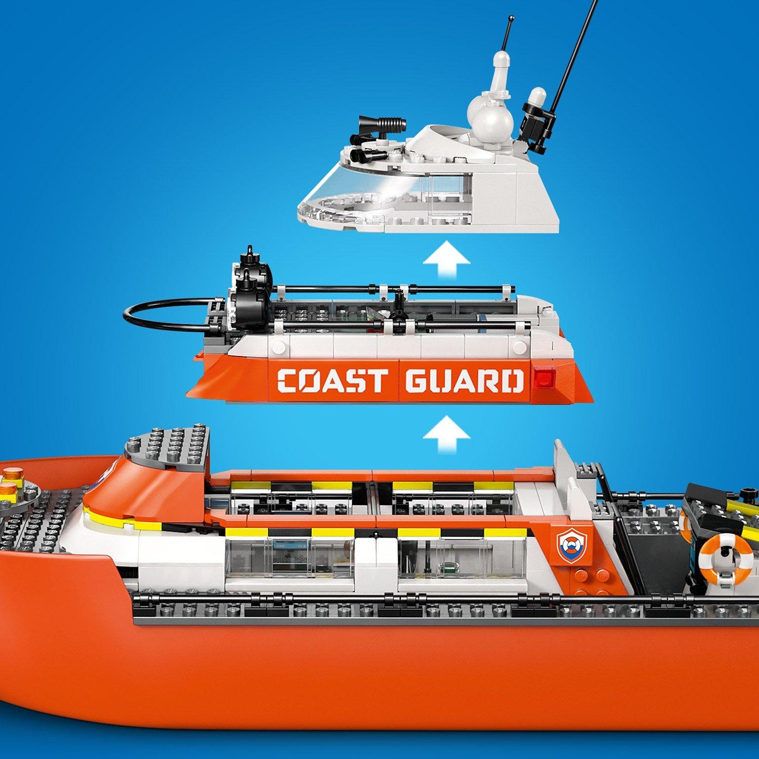TBC - LEGO - City Coast Guard Rescue Boat & Helicopter Toys 60504 - 10