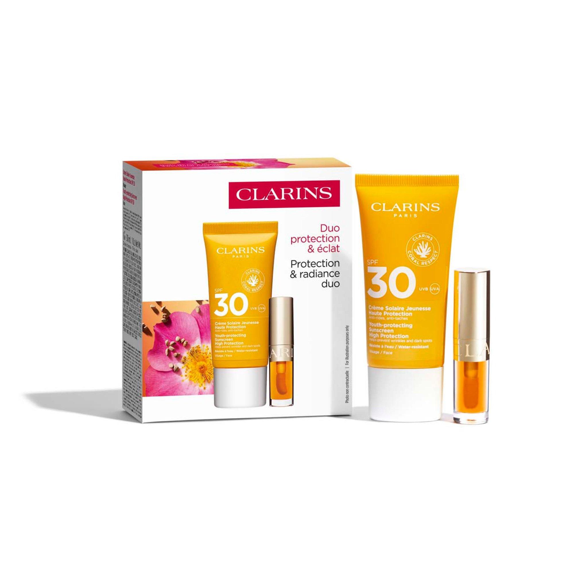 Clear - Clarins - Clarins Protection & Radiance Duo (Worth £21) - 1