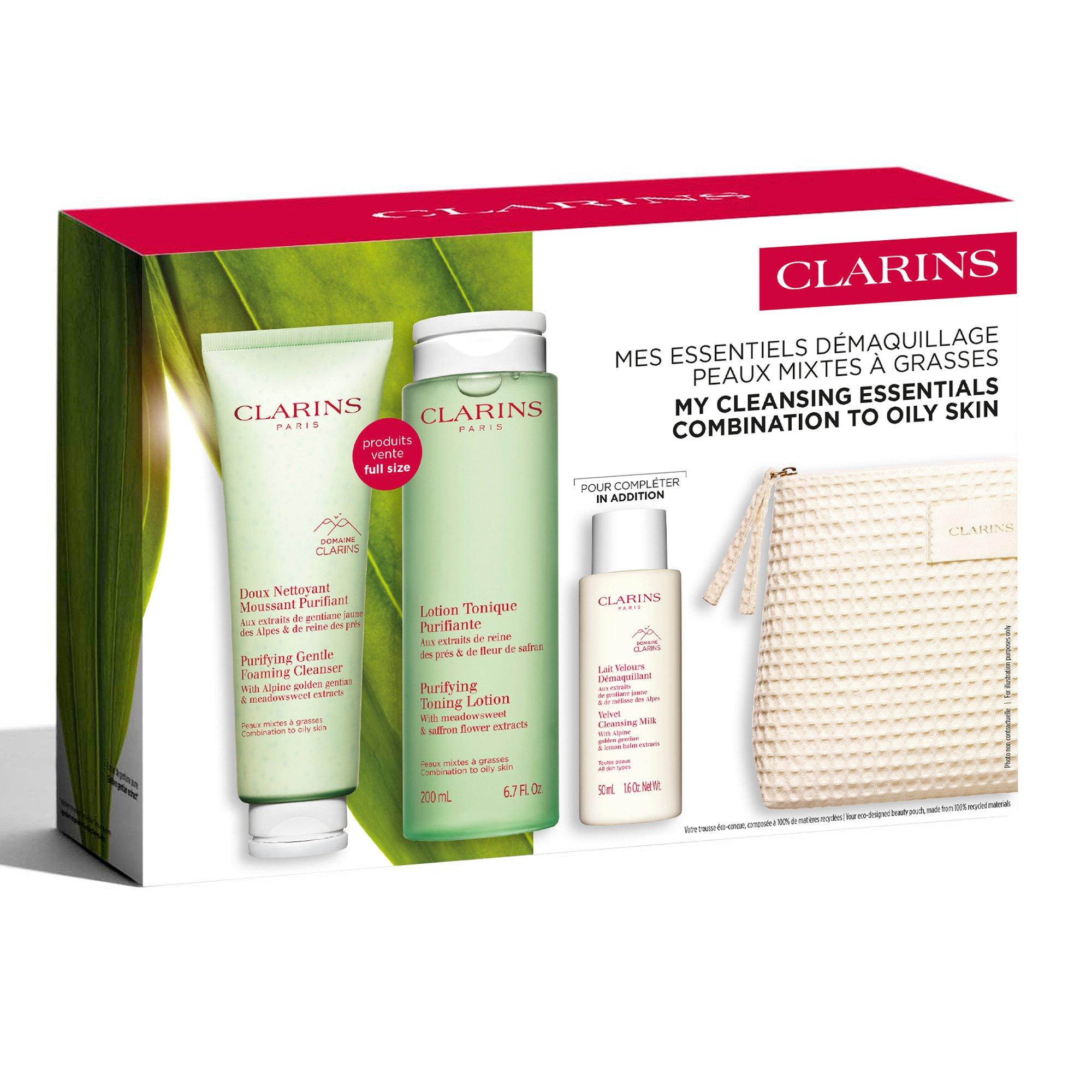 Clear - Clarins - Clarins My Cleansing Essentials - Combination to Oily Skin (Worth £63) - 3