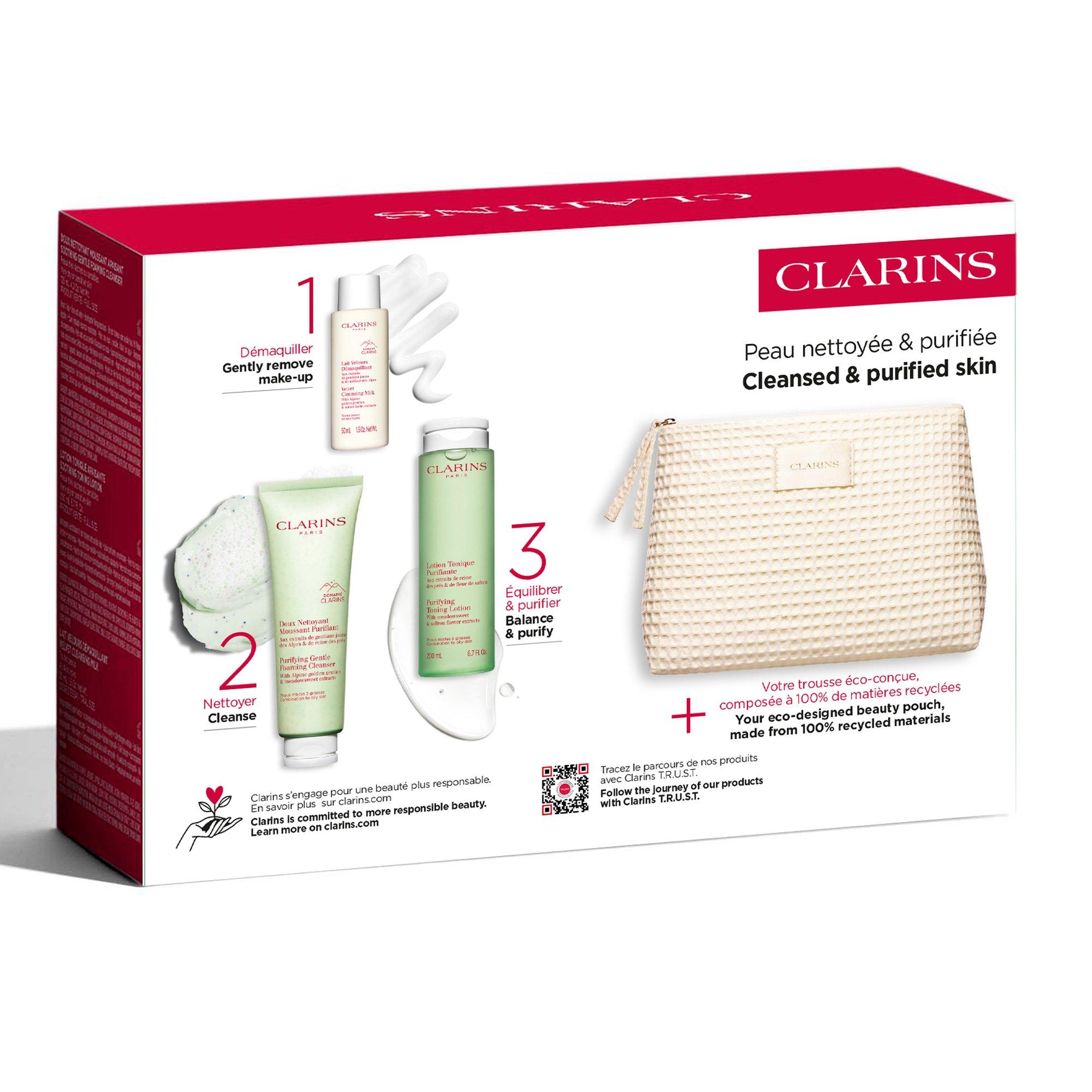 Clear - Clarins - Clarins My Cleansing Essentials - Combination to Oily Skin (Worth £63) - 4